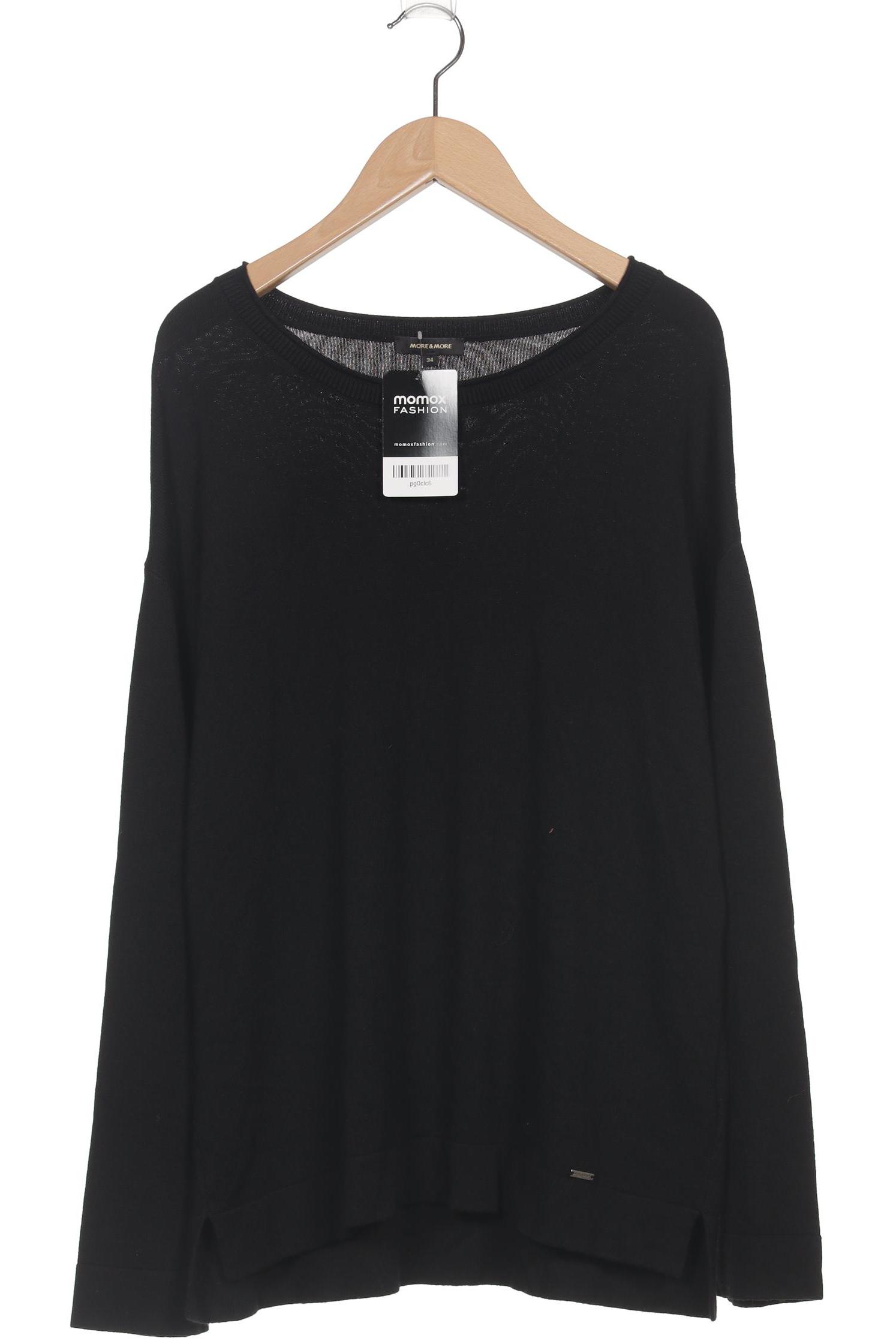 

More & More Damen Pullover, schwarz, Gr. 34