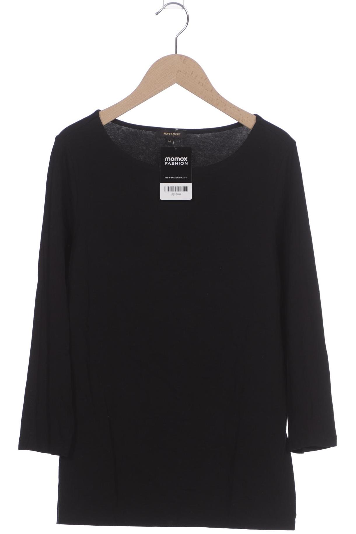 

More & More Damen Langarmshirt, schwarz, Gr. 40
