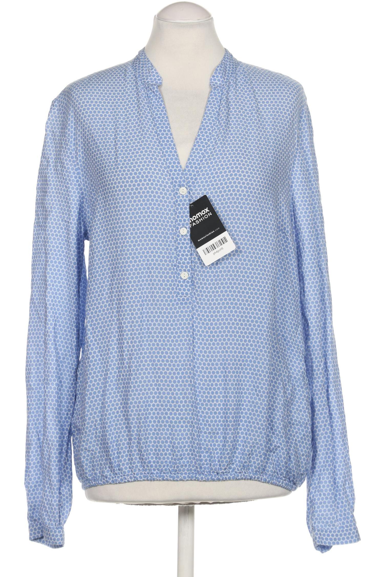 

More & More Damen Bluse, blau, Gr. 40