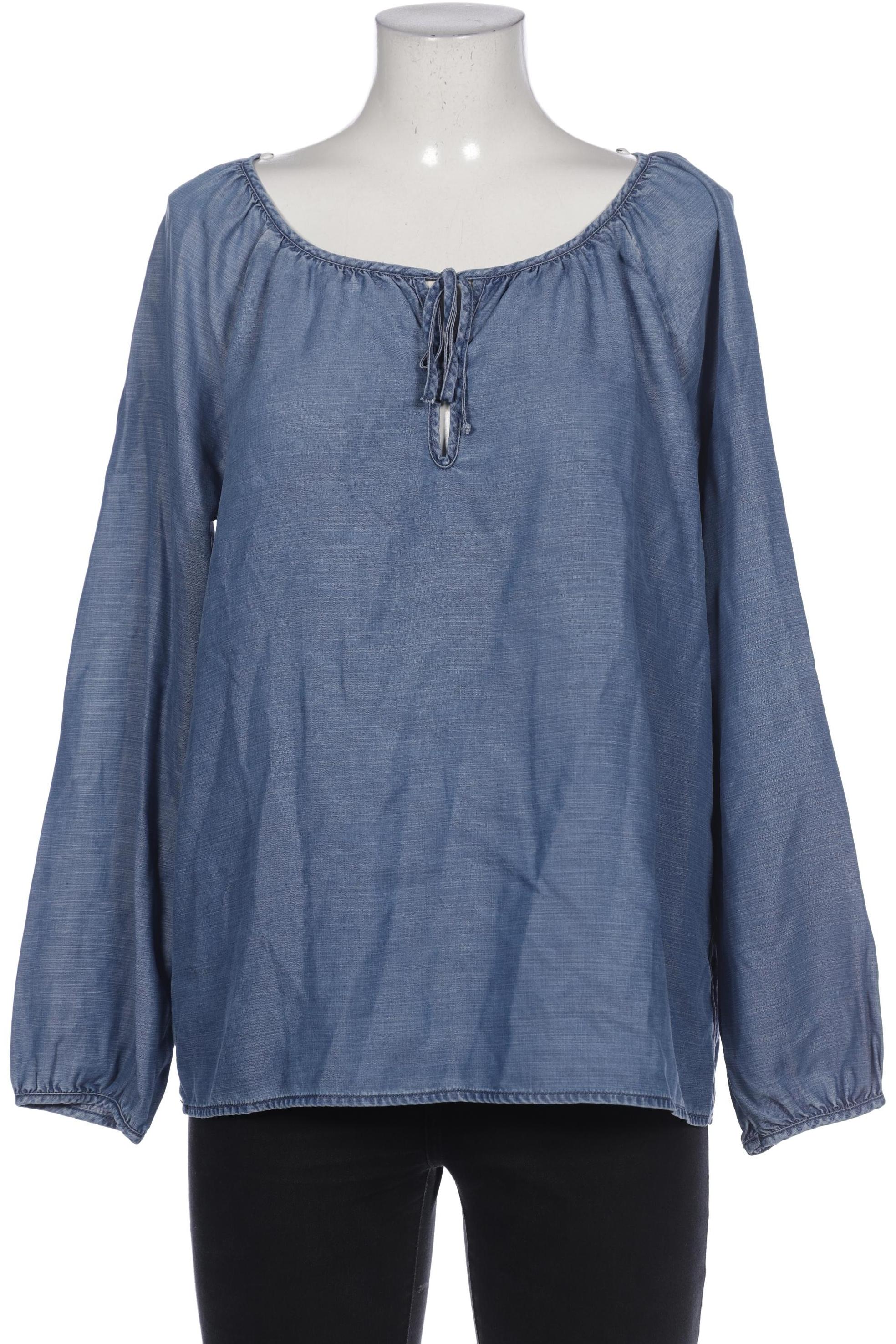 

More & More Damen Bluse, blau, Gr. 40