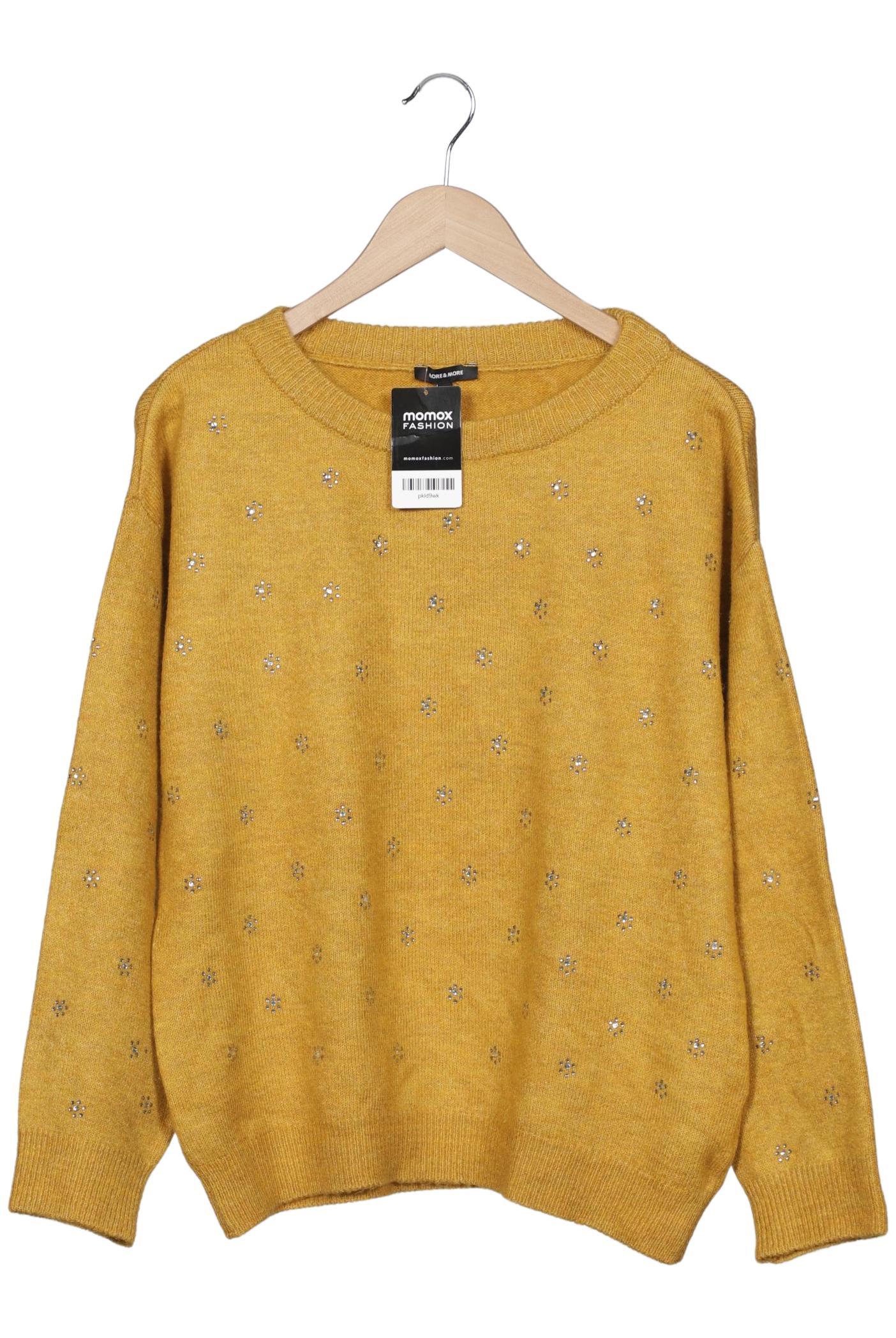 

More & More Damen Pullover, gelb, Gr. 38