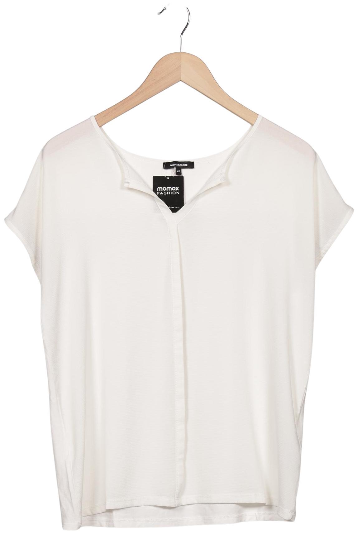 

More & More Damen T-Shirt, weiß, Gr. 40