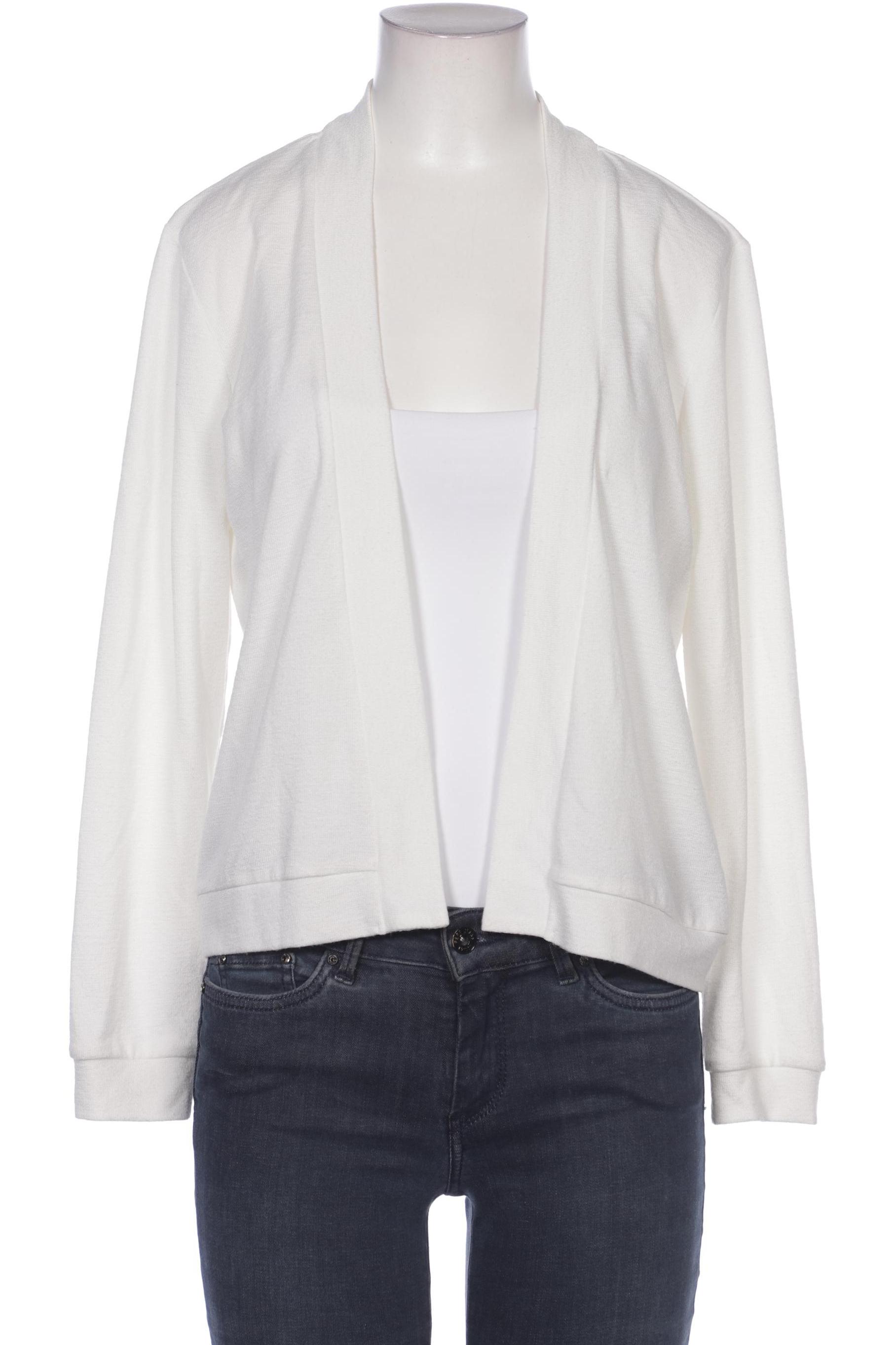 

More & More Damen Strickjacke, weiß, Gr. 36