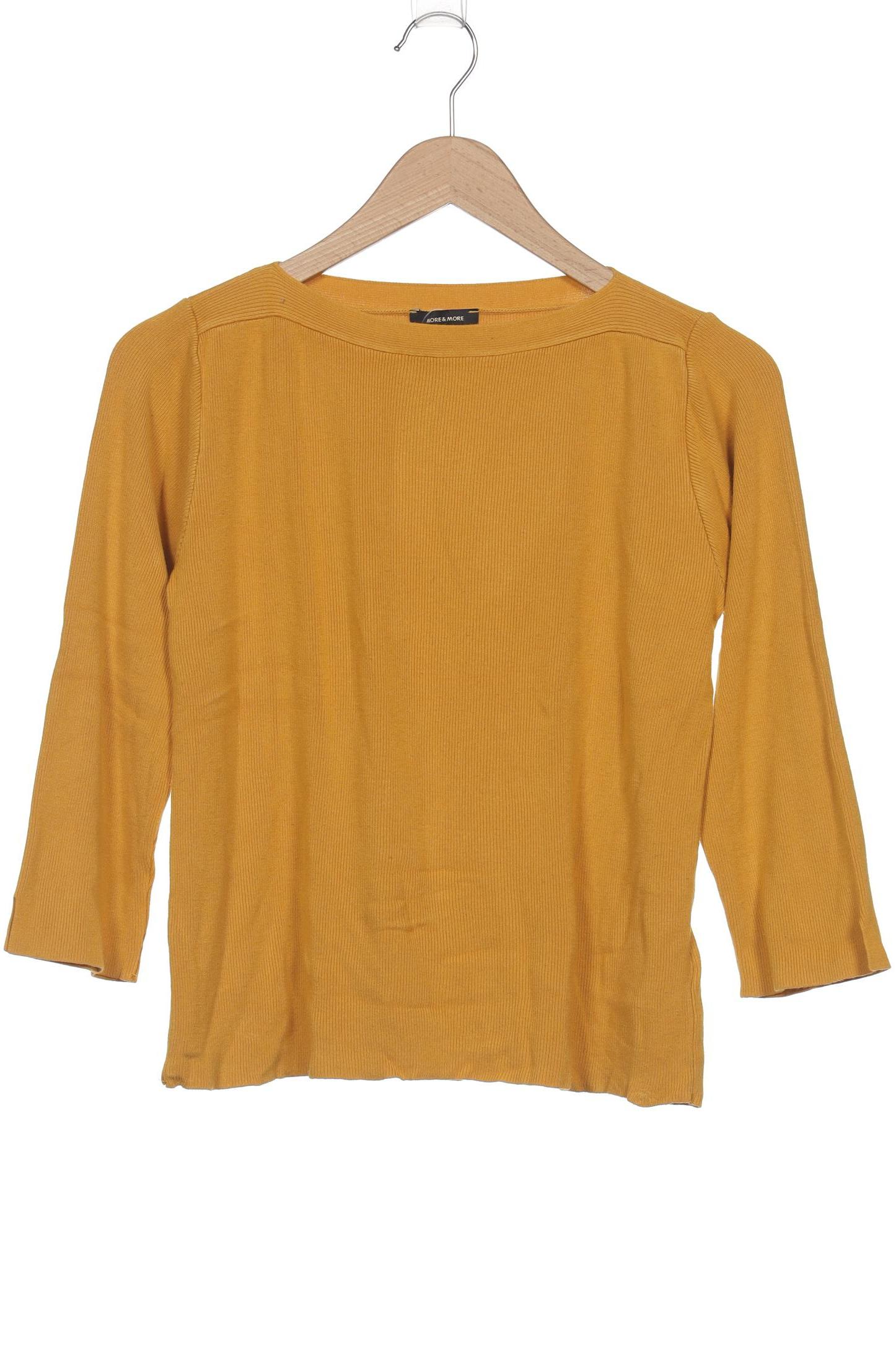 

More & More Damen Pullover, gelb, Gr. 36