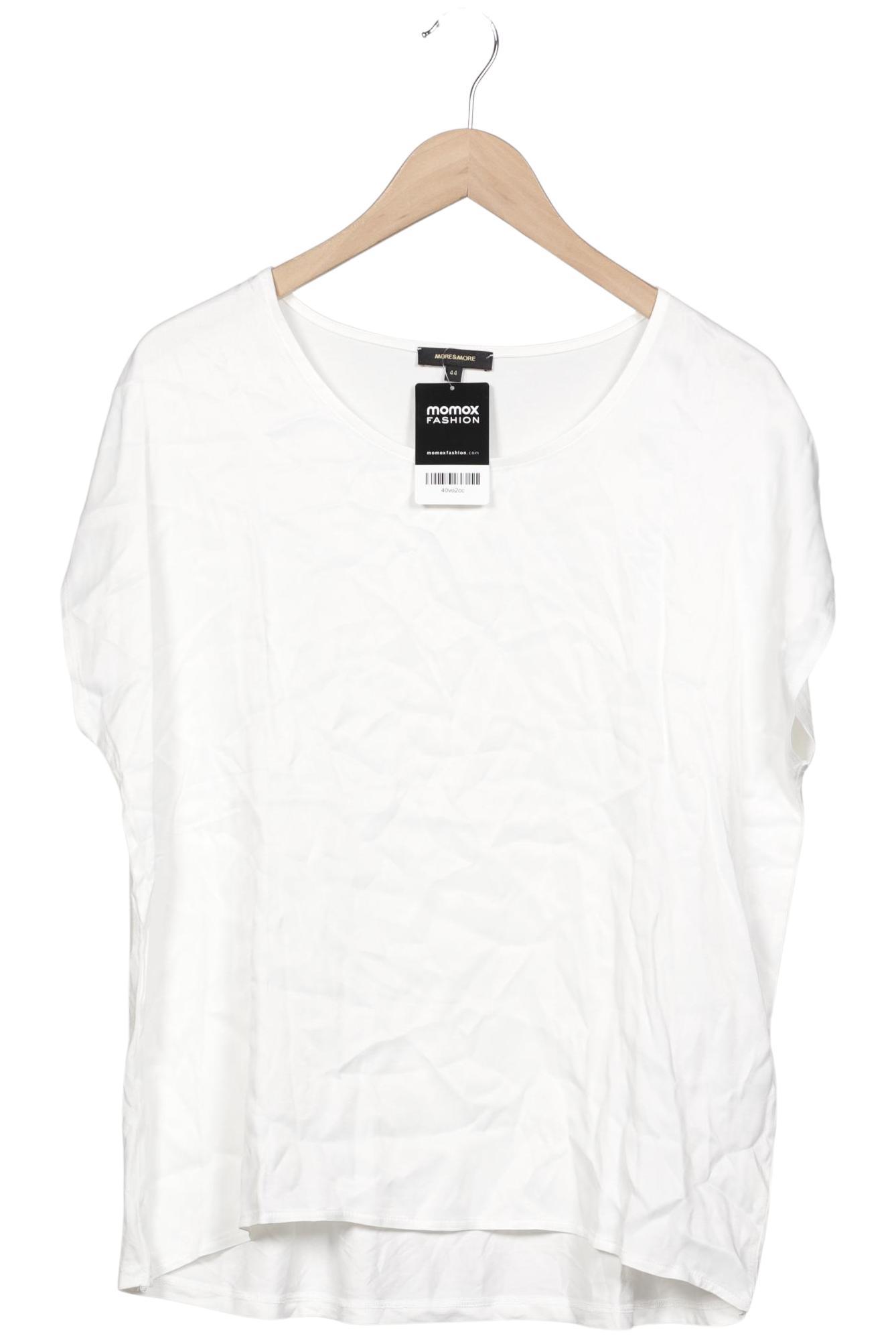 

More & More Damen T-Shirt, weiß, Gr. 44