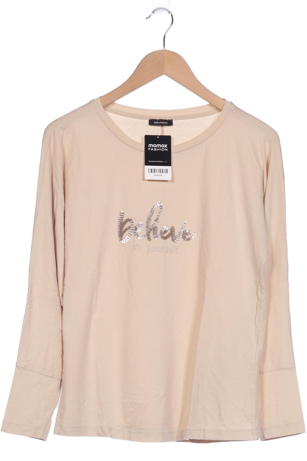 

More & More Damen Langarmshirt, beige, Gr. 38