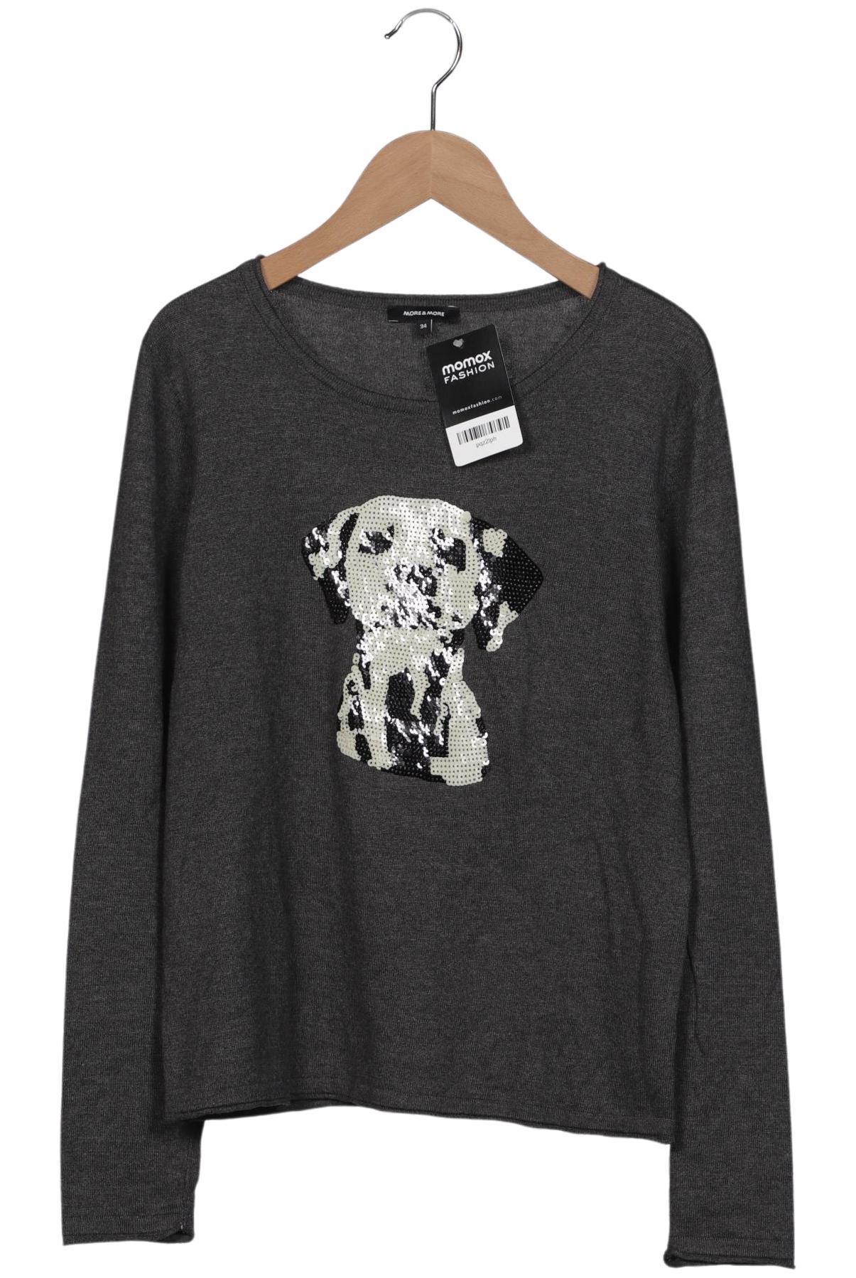

More & More Damen Pullover, grau, Gr. 34