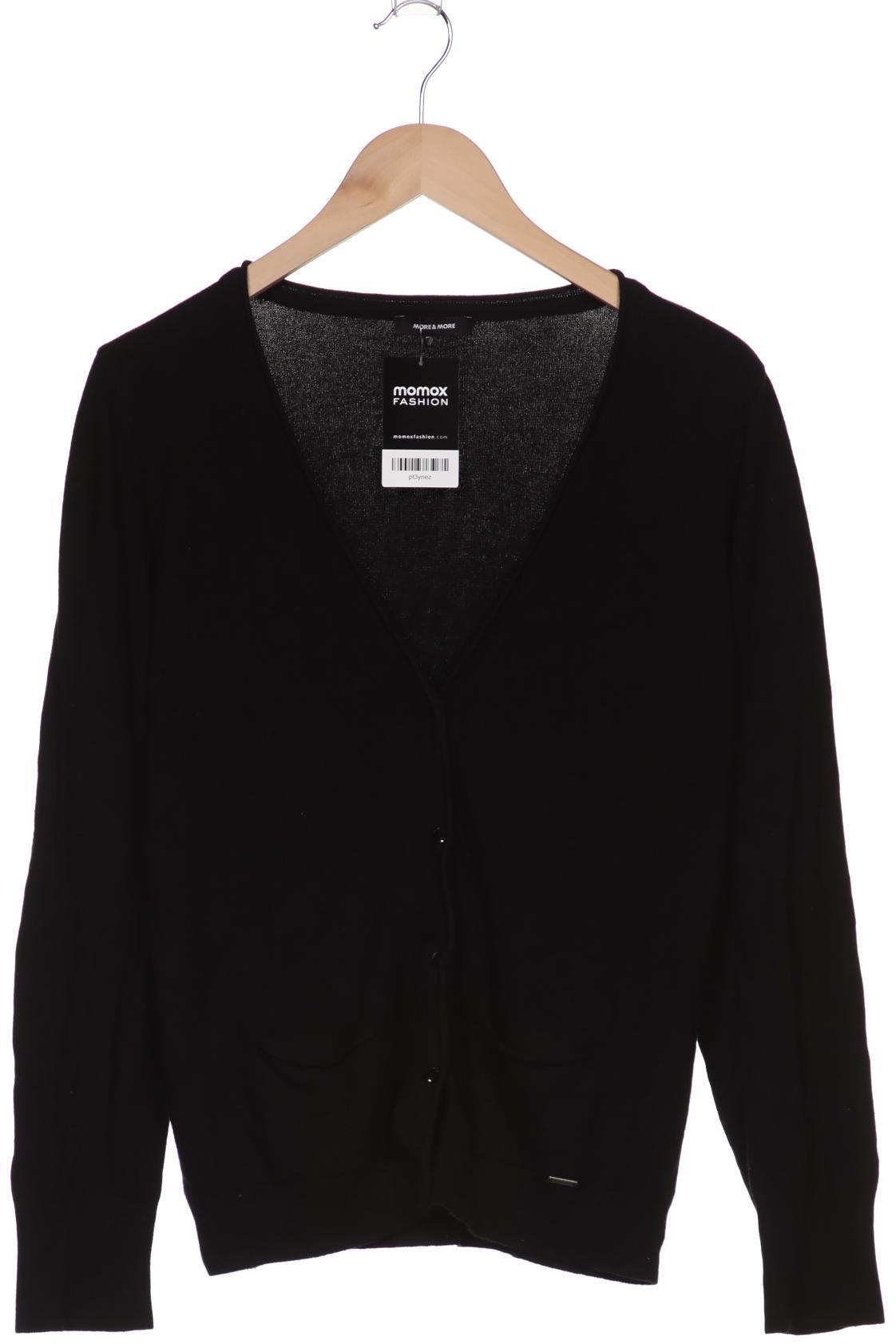 

More & More Damen Strickjacke, schwarz, Gr. 38