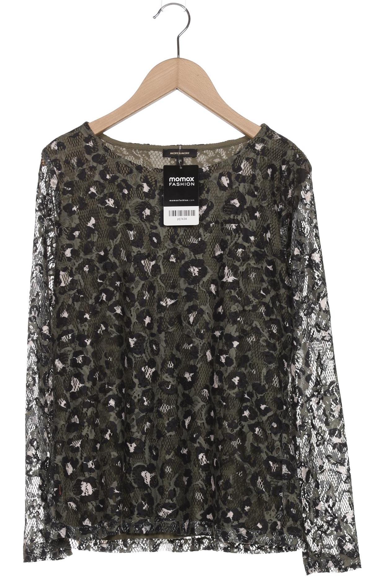 

More & More Damen Langarmshirt, grün, Gr. 36
