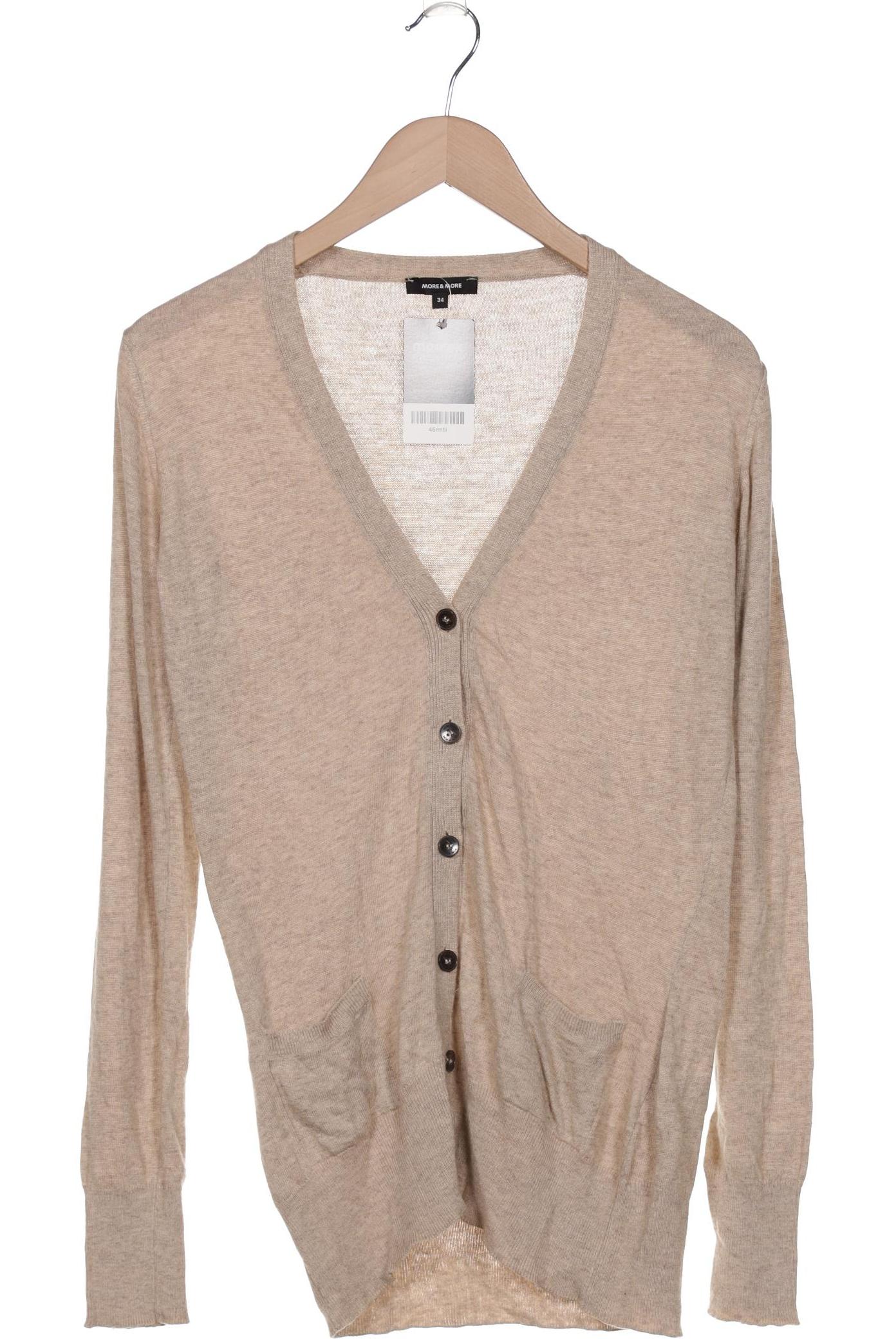 

More & More Damen Strickjacke, beige, Gr. 34