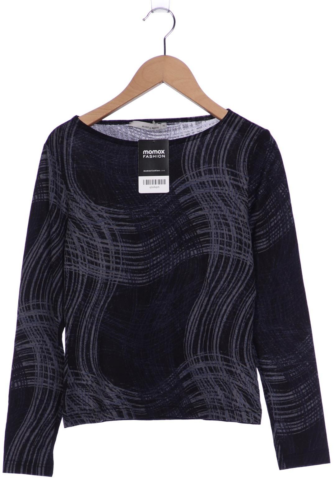 

More & More Damen Langarmshirt, schwarz, Gr. 36