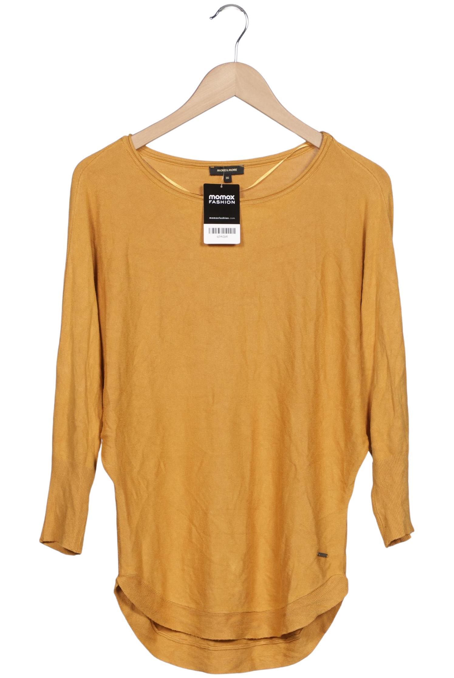 

More & More Damen Pullover, gelb, Gr. 36