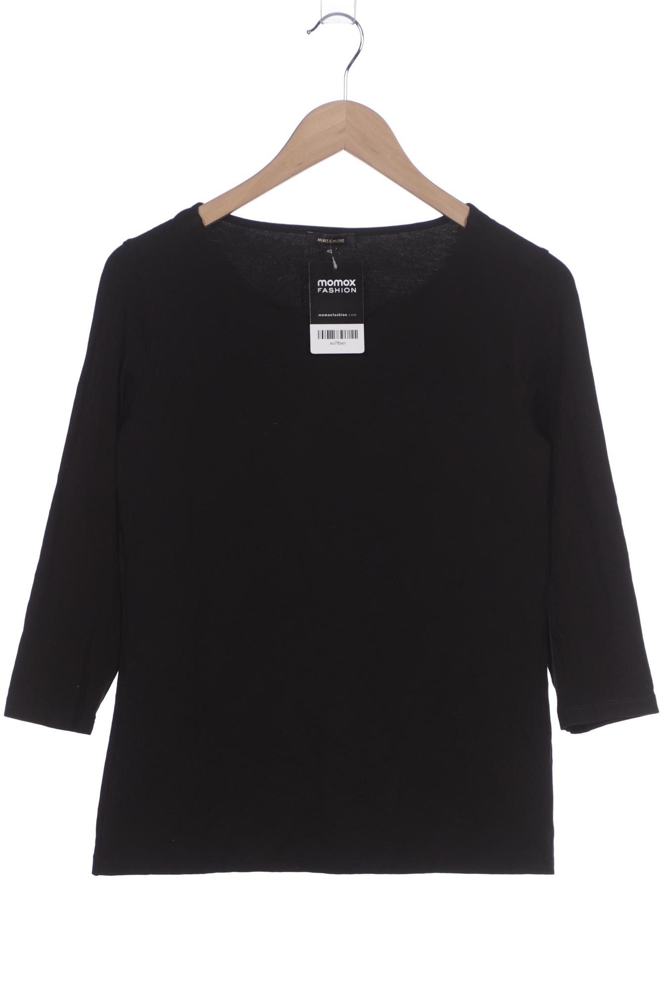 

More & More Damen Langarmshirt, schwarz, Gr. 40