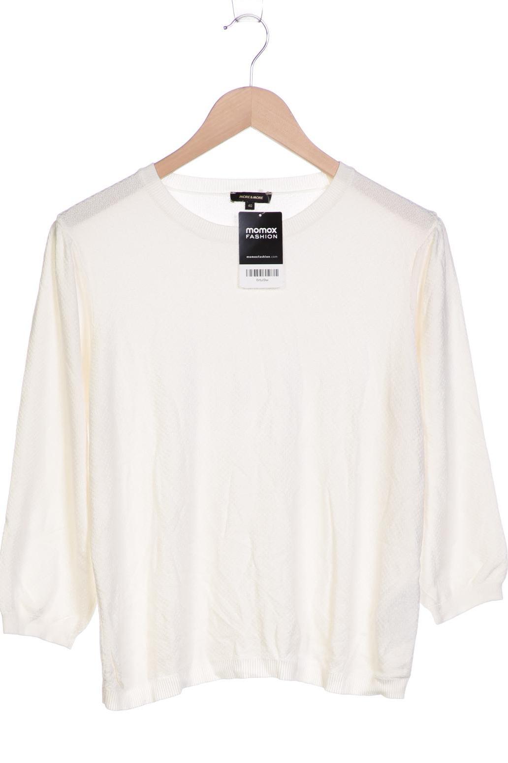 

More & More Damen Pullover, weiß, Gr. 40