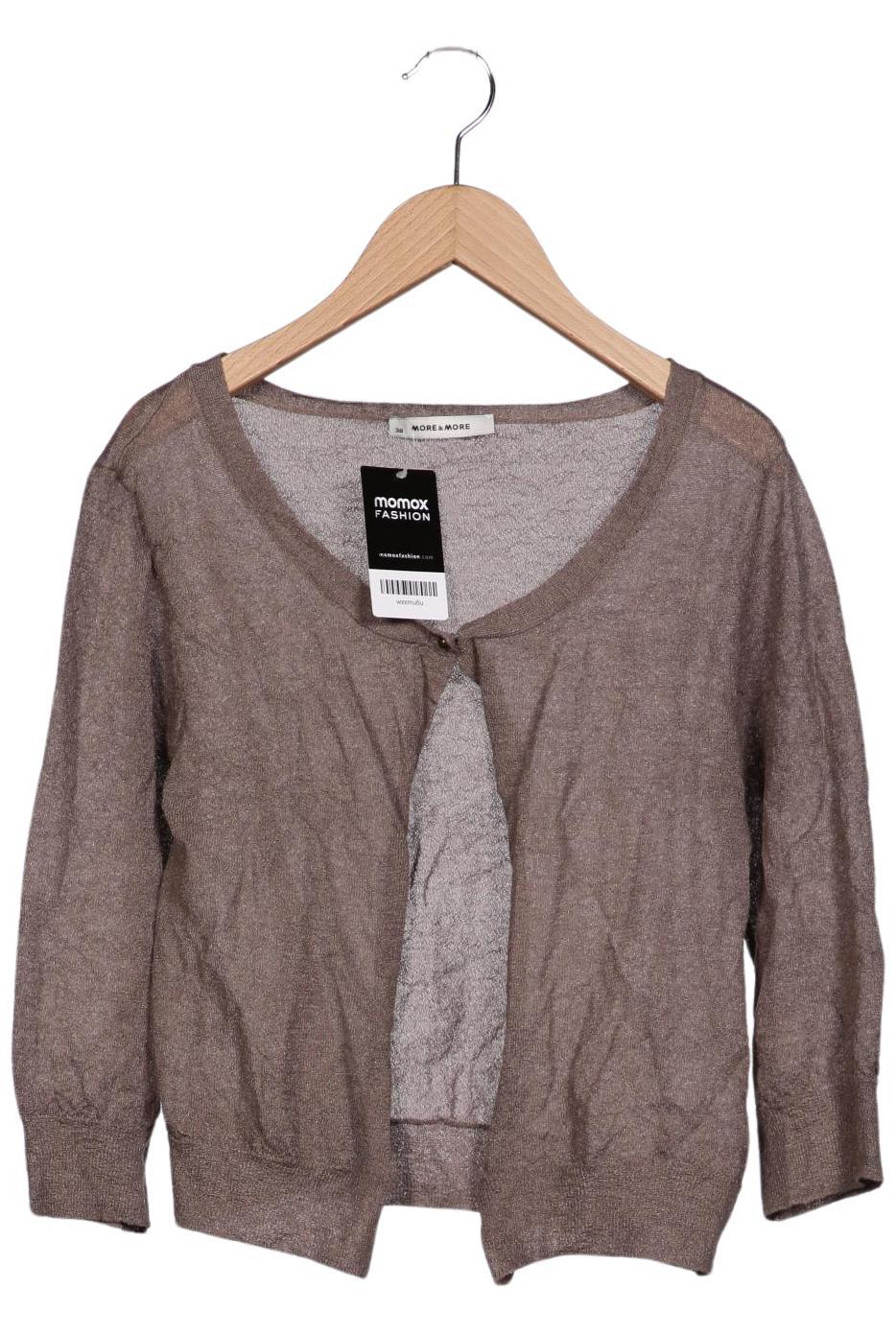 

More & More Damen Strickjacke, beige, Gr. 38