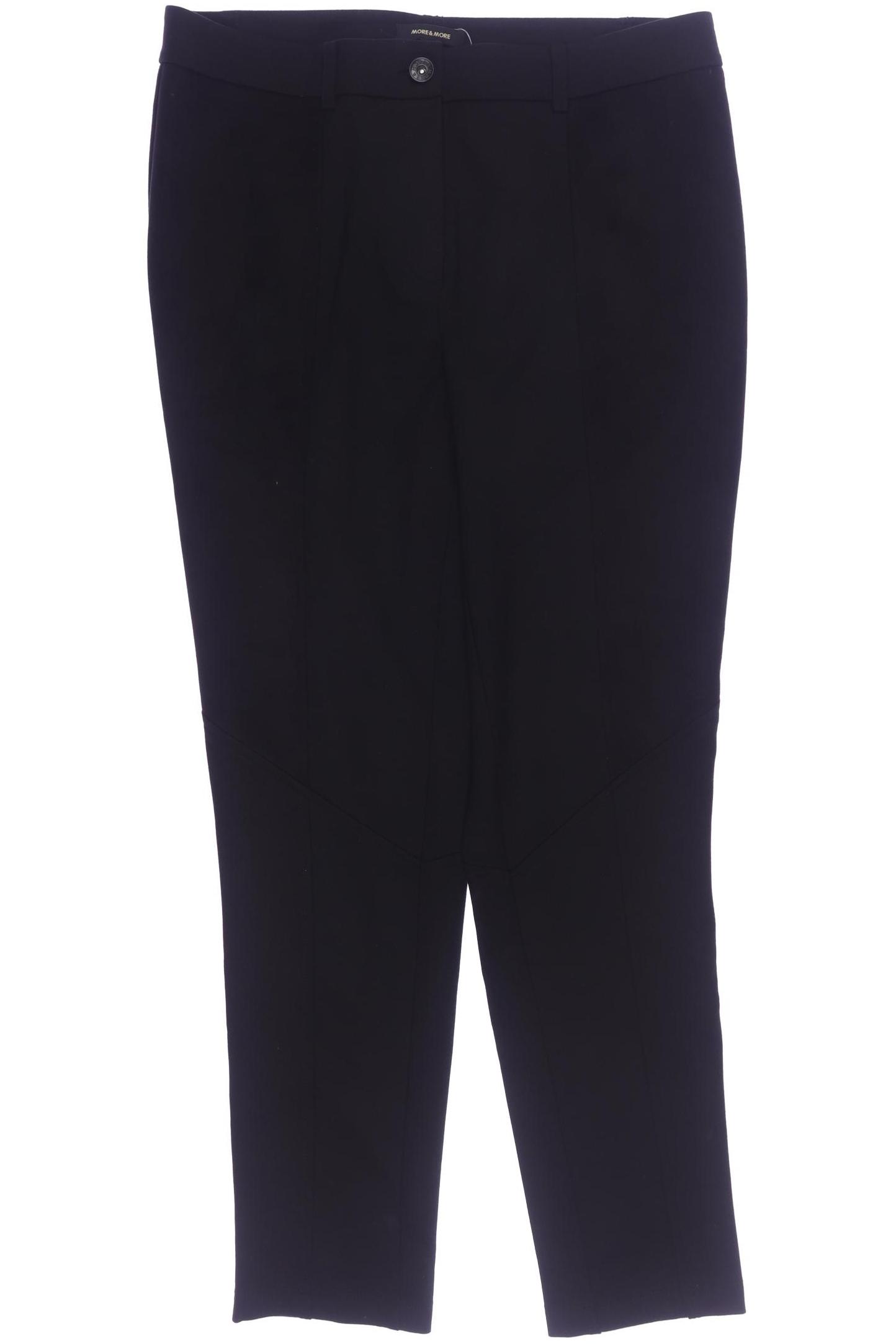

More & More Damen Stoffhose, schwarz, Gr. 38