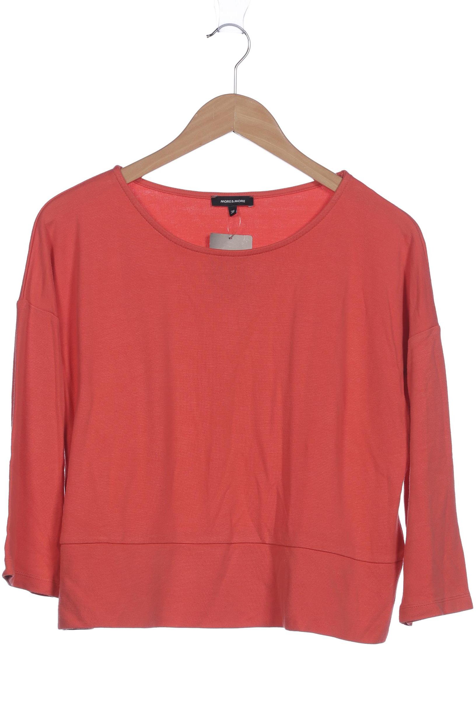 

More & More Damen Langarmshirt, orange, Gr. 38