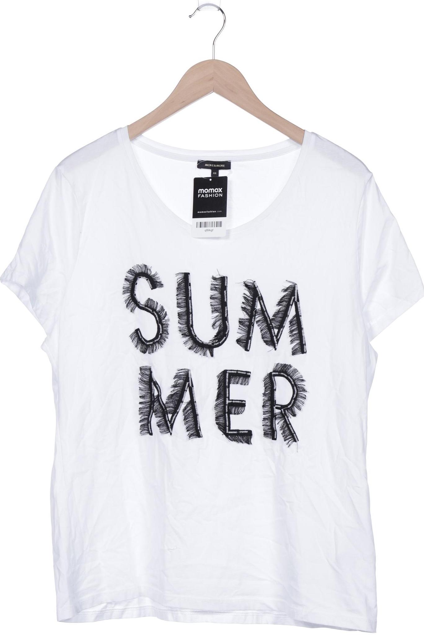 

More & More Damen T-Shirt, weiß, Gr. 44