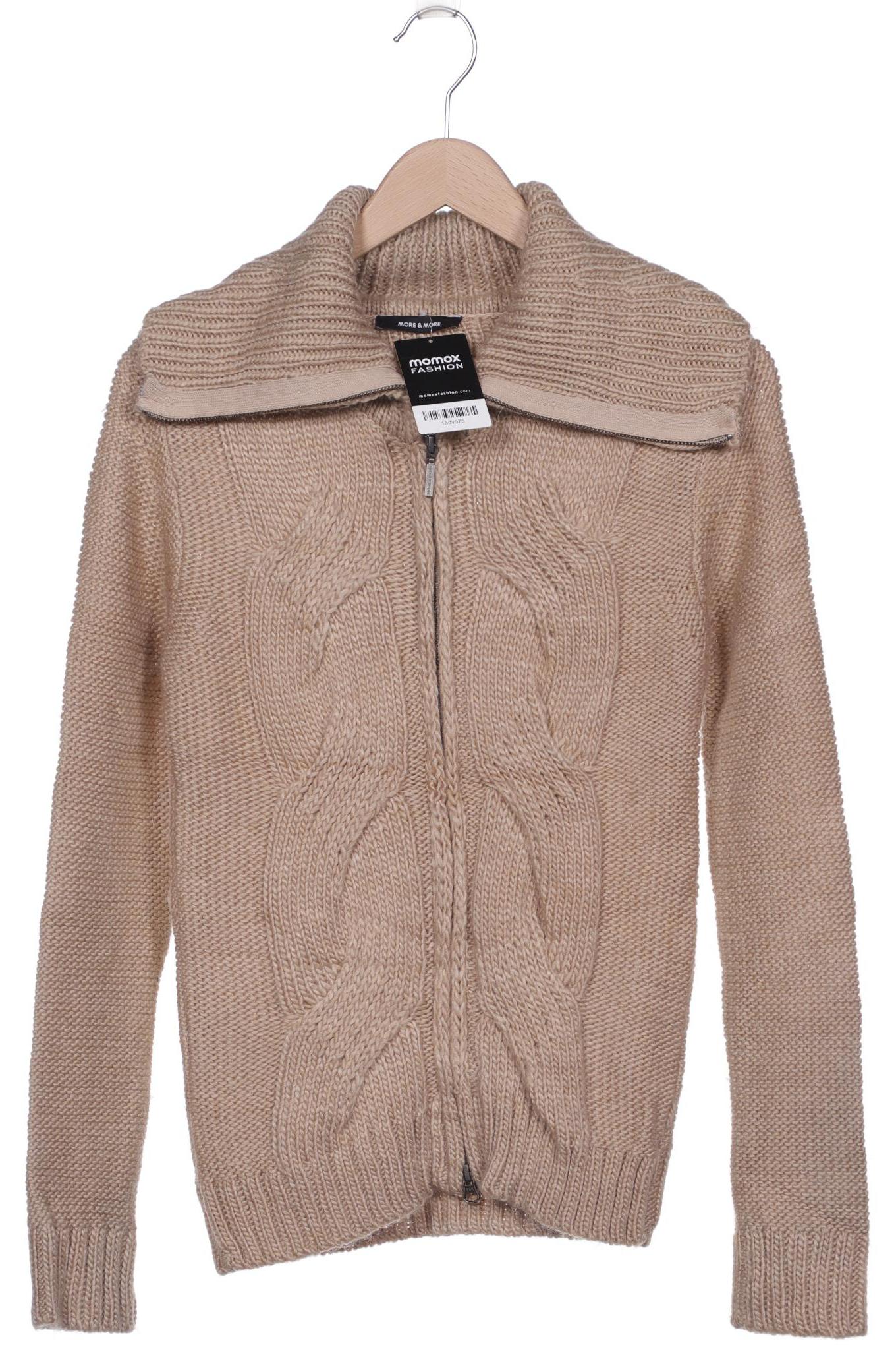 

More & More Damen Strickjacke, beige, Gr. 34