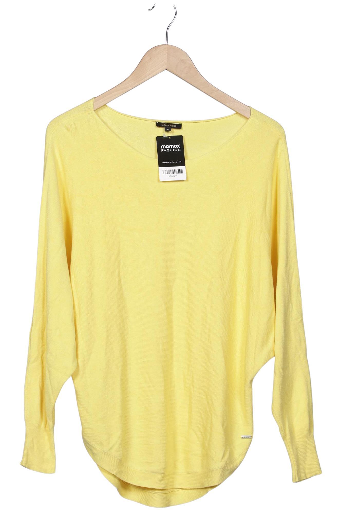 

More & More Damen Pullover, gelb, Gr. 38