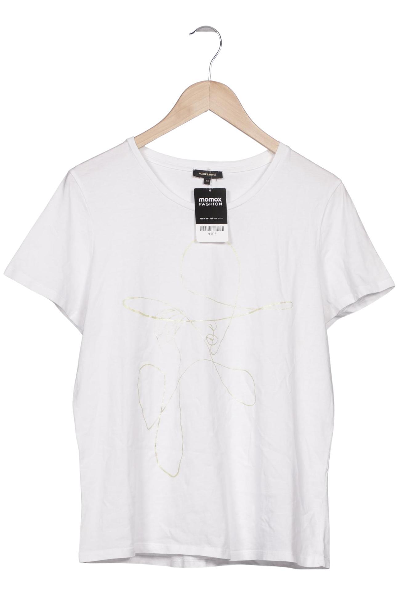 

More & More Damen T-Shirt, weiß, Gr. 44