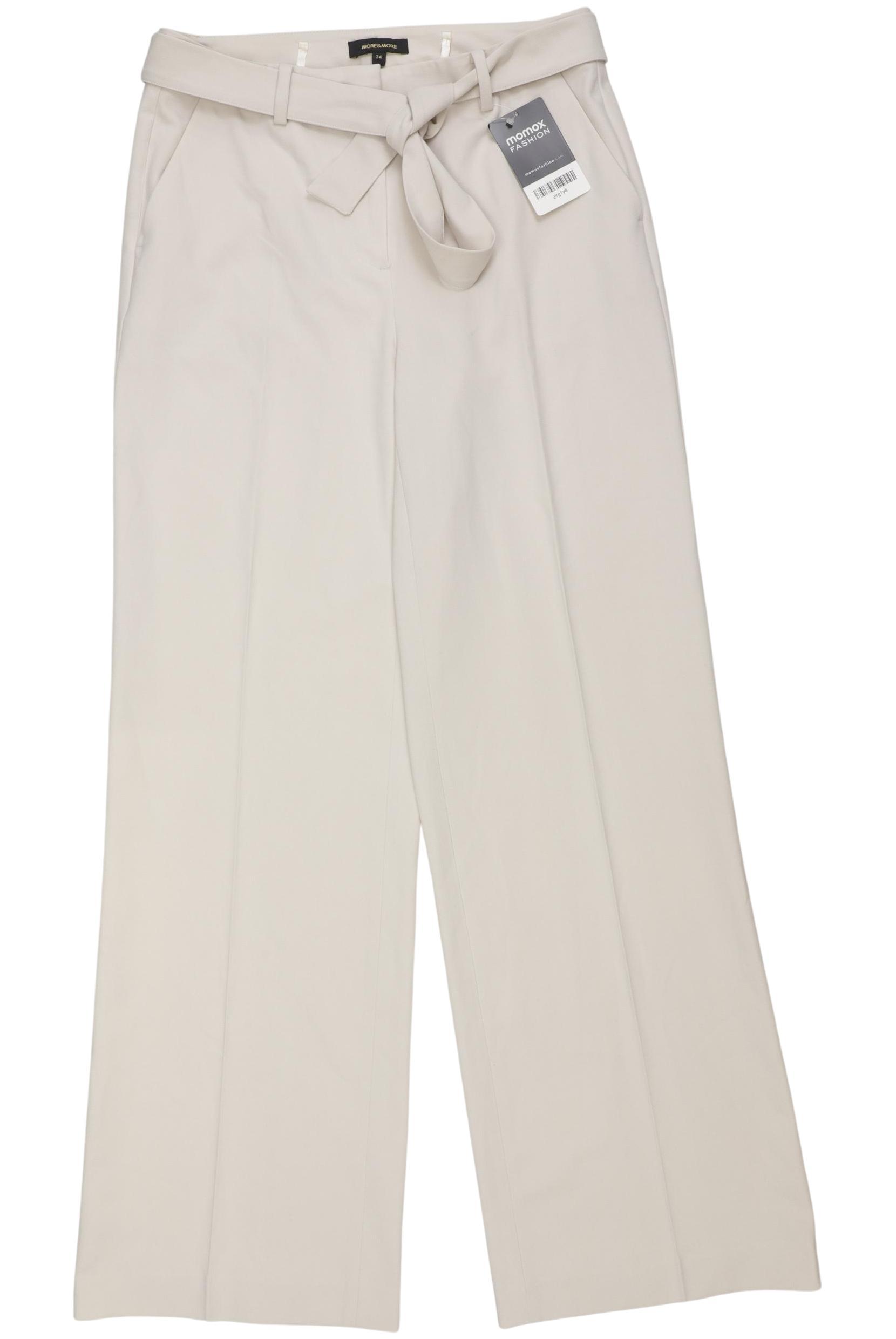 

More & More Damen Stoffhose, beige, Gr. 34