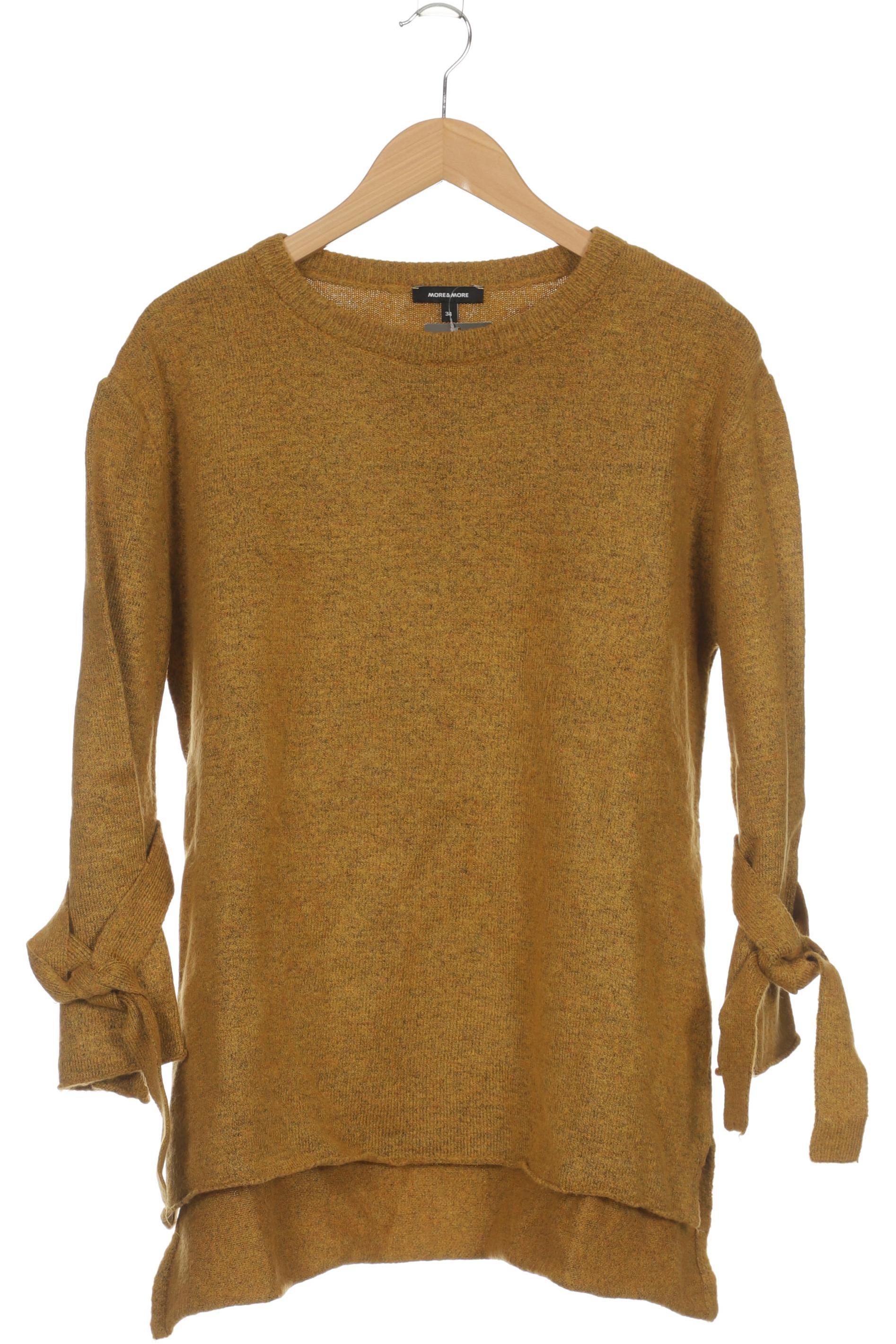 

More & More Damen Pullover, gelb, Gr. 34