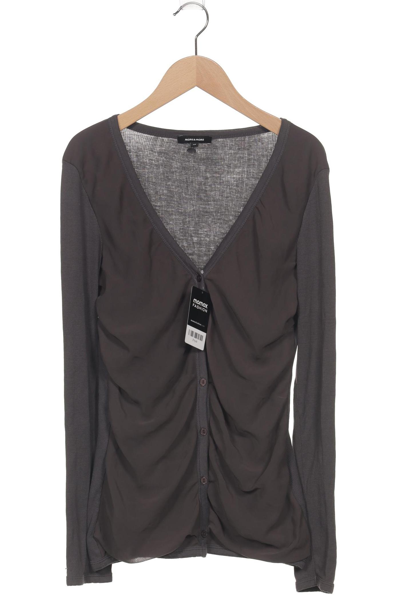 

More & More Damen Strickjacke, grau, Gr. 38