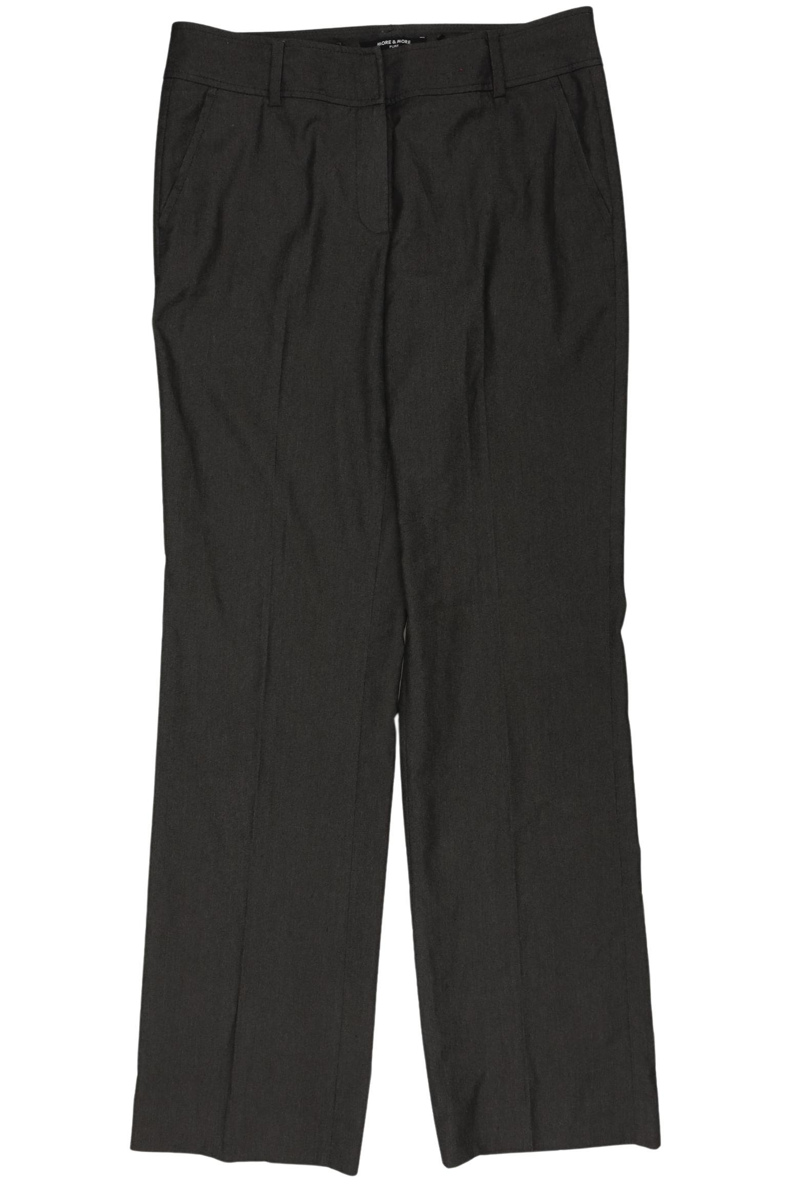 

More & More Damen Stoffhose, grau, Gr. 34