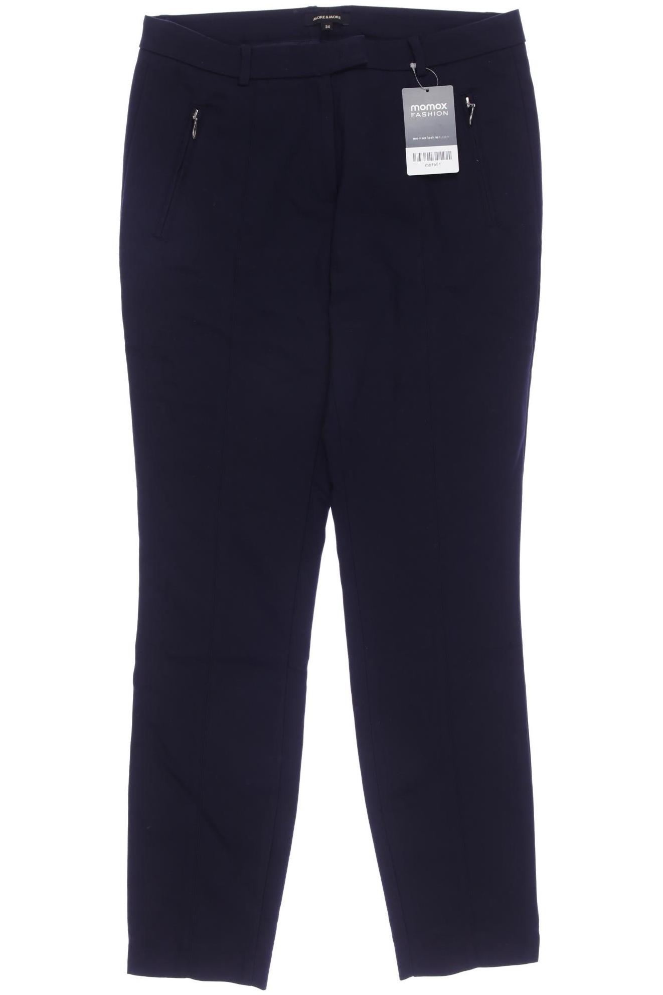 

More & More Damen Stoffhose, marineblau, Gr. 34