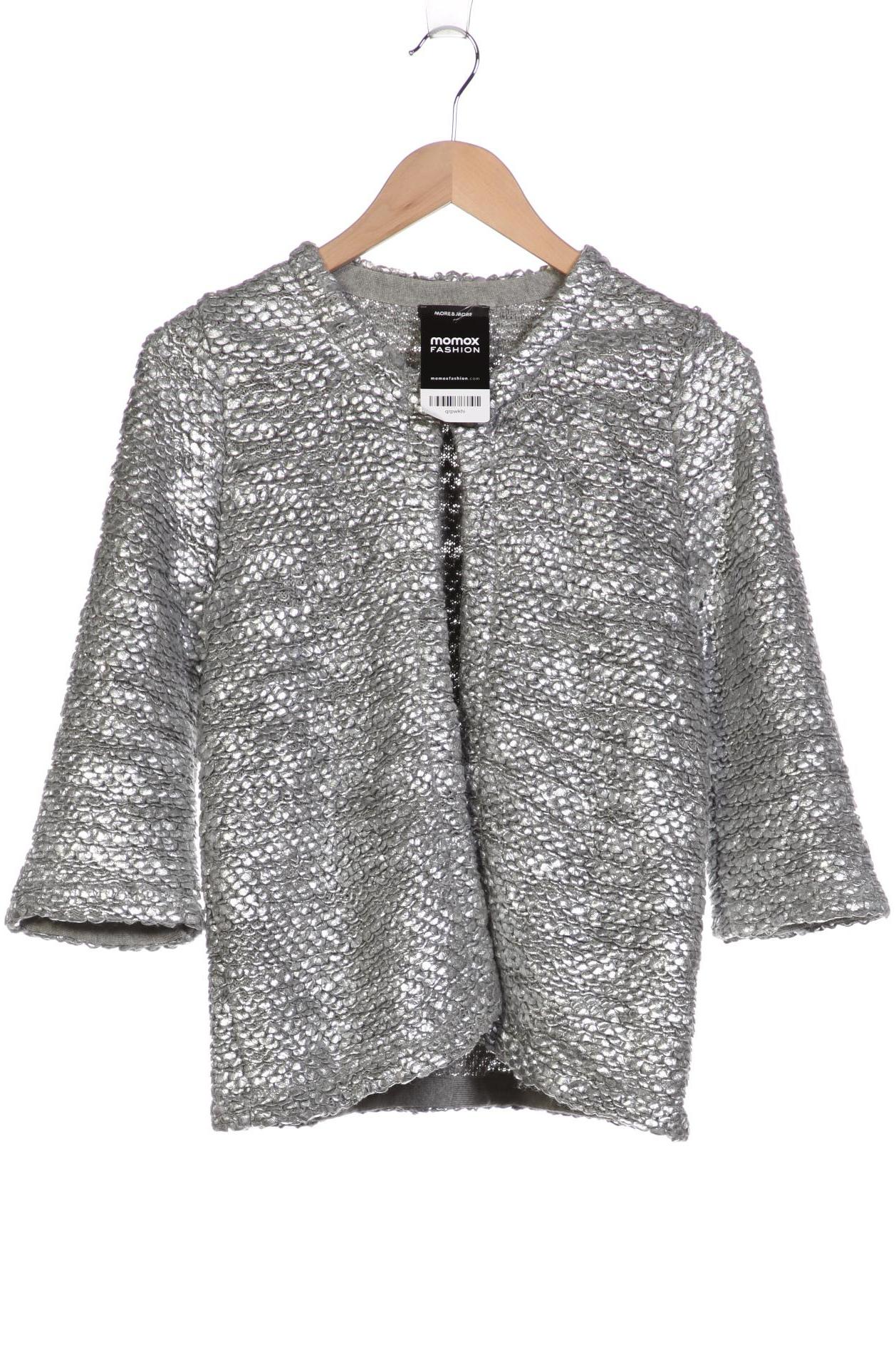 

More & More Damen Strickjacke, grau, Gr. 38