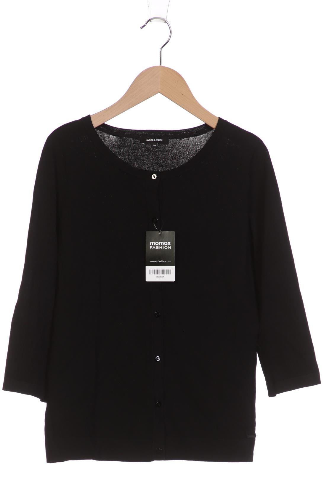 

More & More Damen Strickjacke, schwarz, Gr. 38