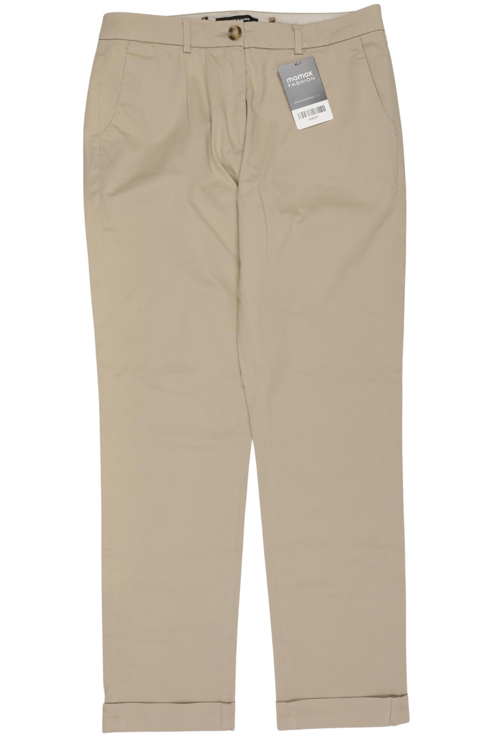 

More & More Damen Stoffhose, beige, Gr. 36