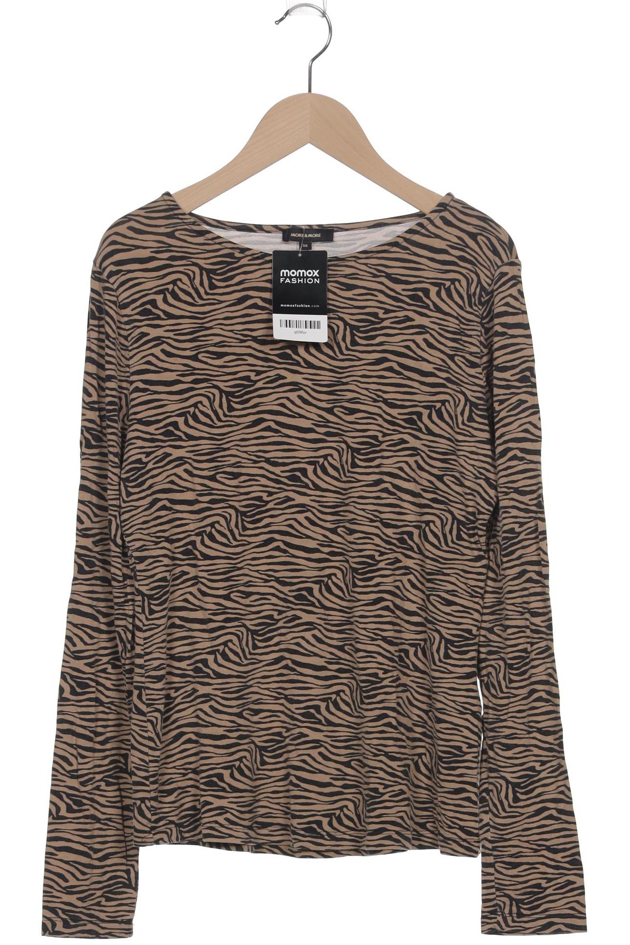 

More & More Damen Langarmshirt, braun, Gr. 38
