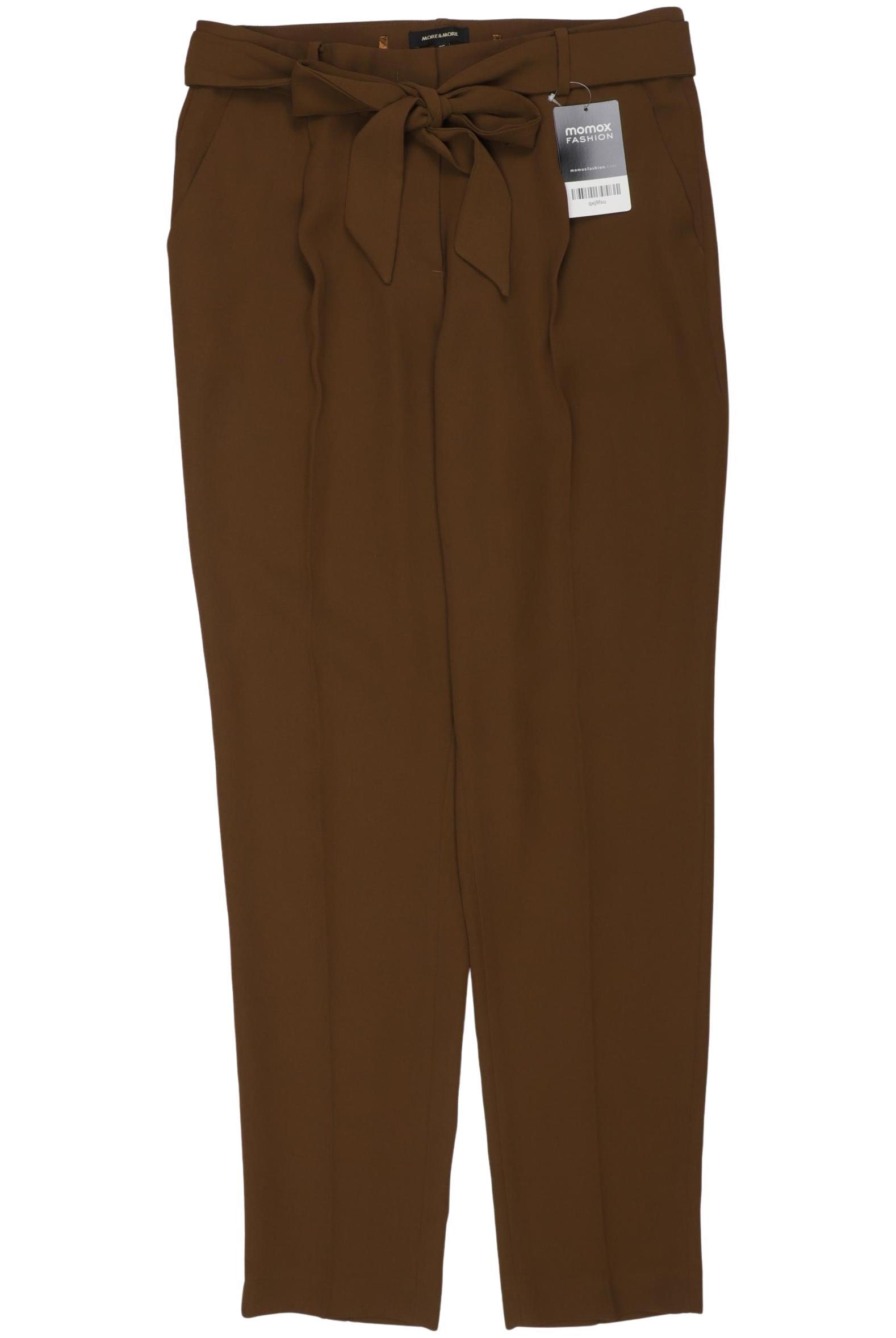 

More & More Damen Stoffhose, braun, Gr. 36