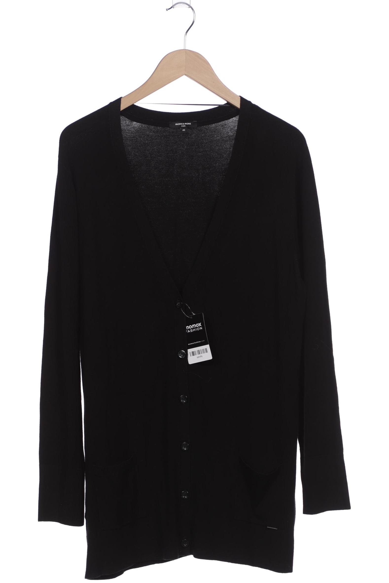 

More & More Damen Strickjacke, schwarz, Gr. 46