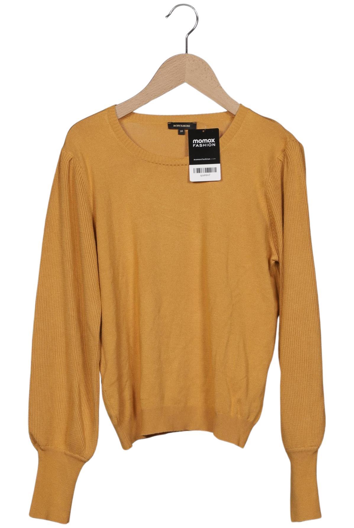 

More & More Damen Pullover, gelb, Gr. 38