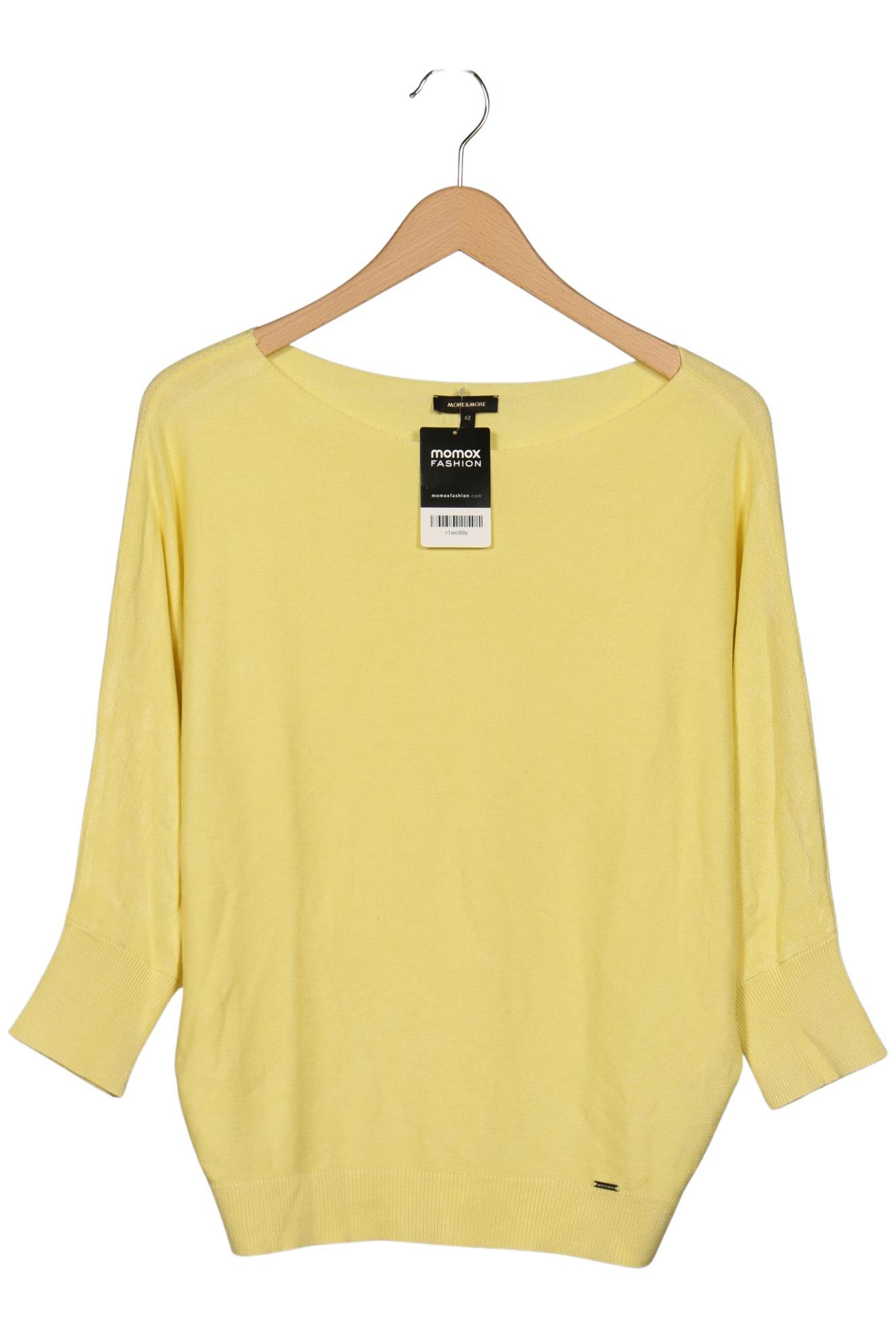 

More & More Damen Pullover, gelb, Gr. 42