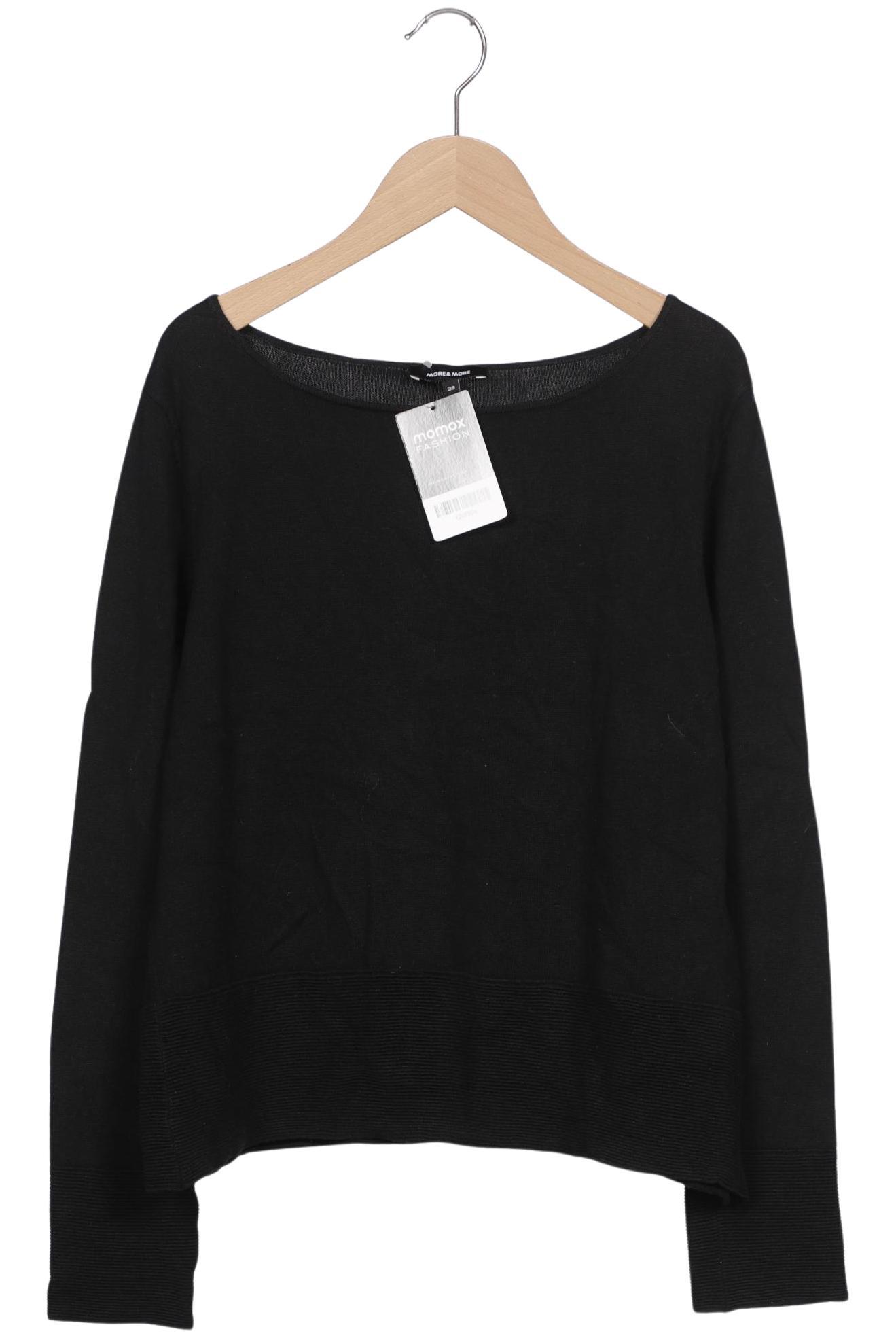 

More & More Damen Pullover, schwarz, Gr. 38