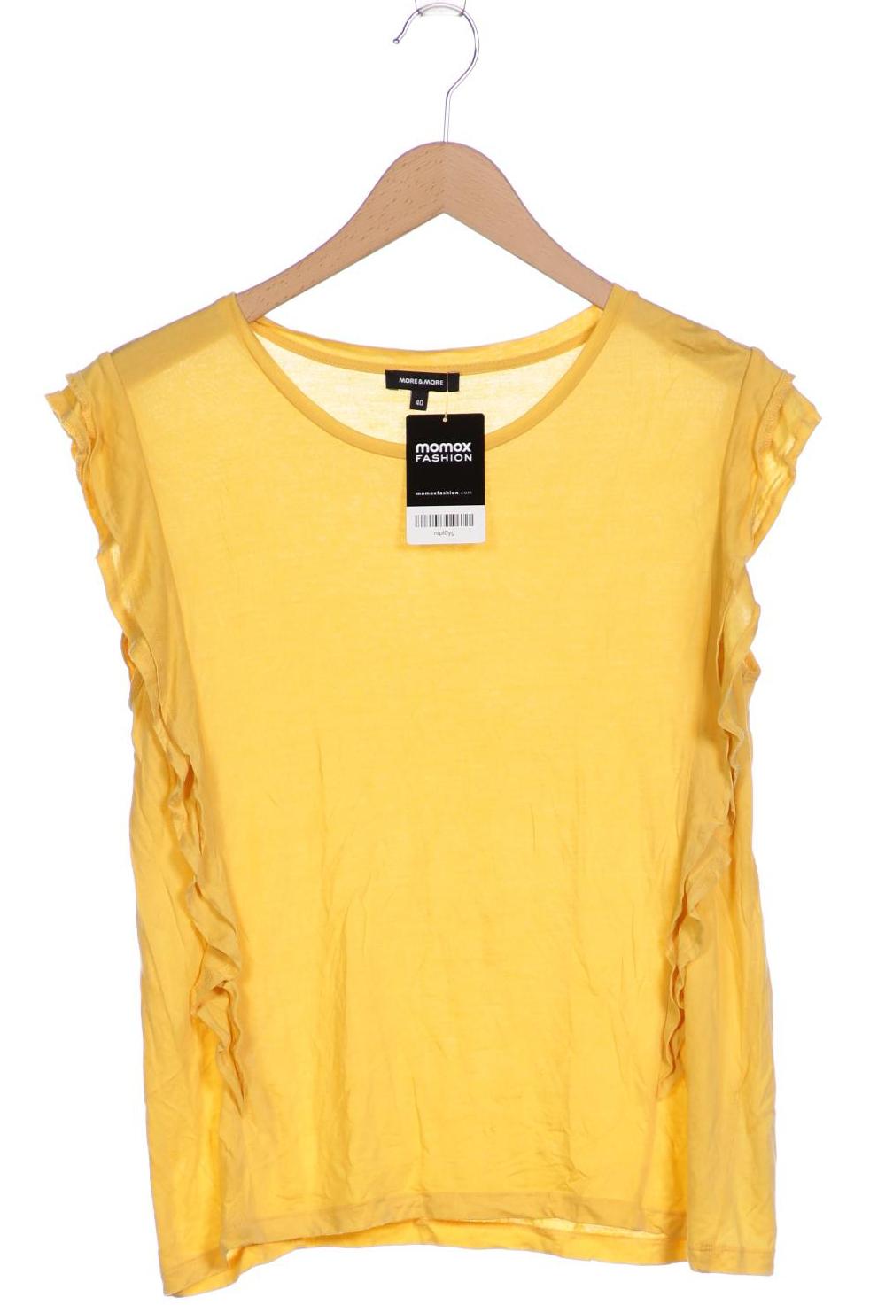 

More & More Damen T-Shirt, gelb, Gr. 40