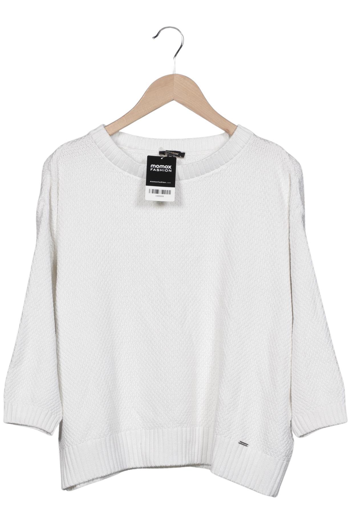 

More & More Damen Pullover, weiß, Gr. 38