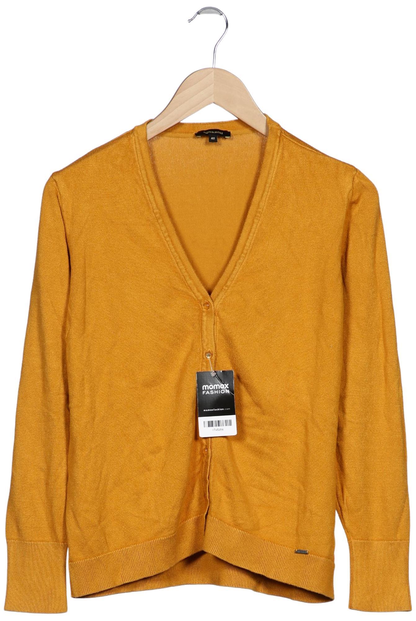 

More & More Damen Strickjacke, gelb, Gr. 40