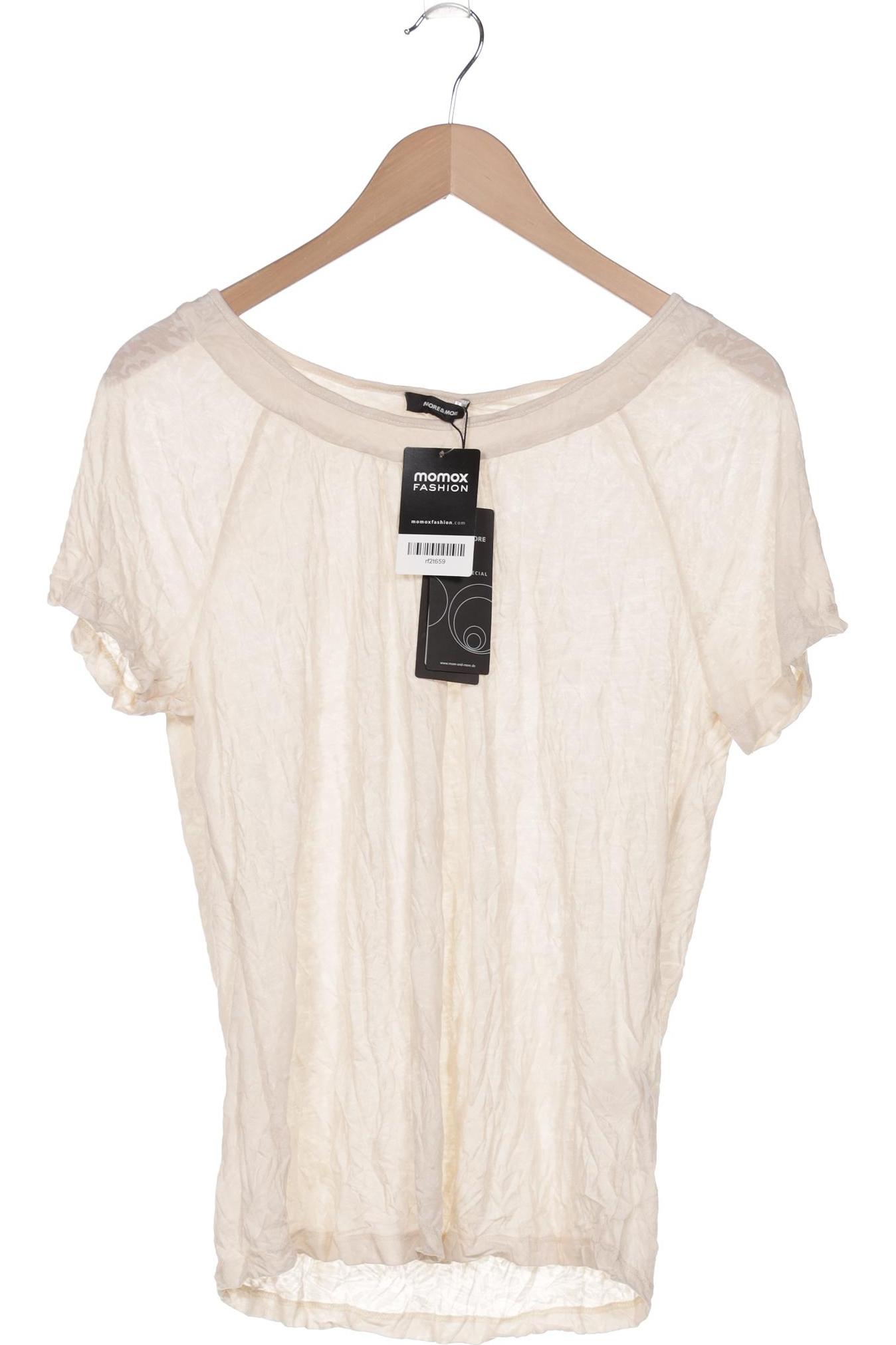 

More & More Damen T-Shirt, cremeweiß, Gr. 34