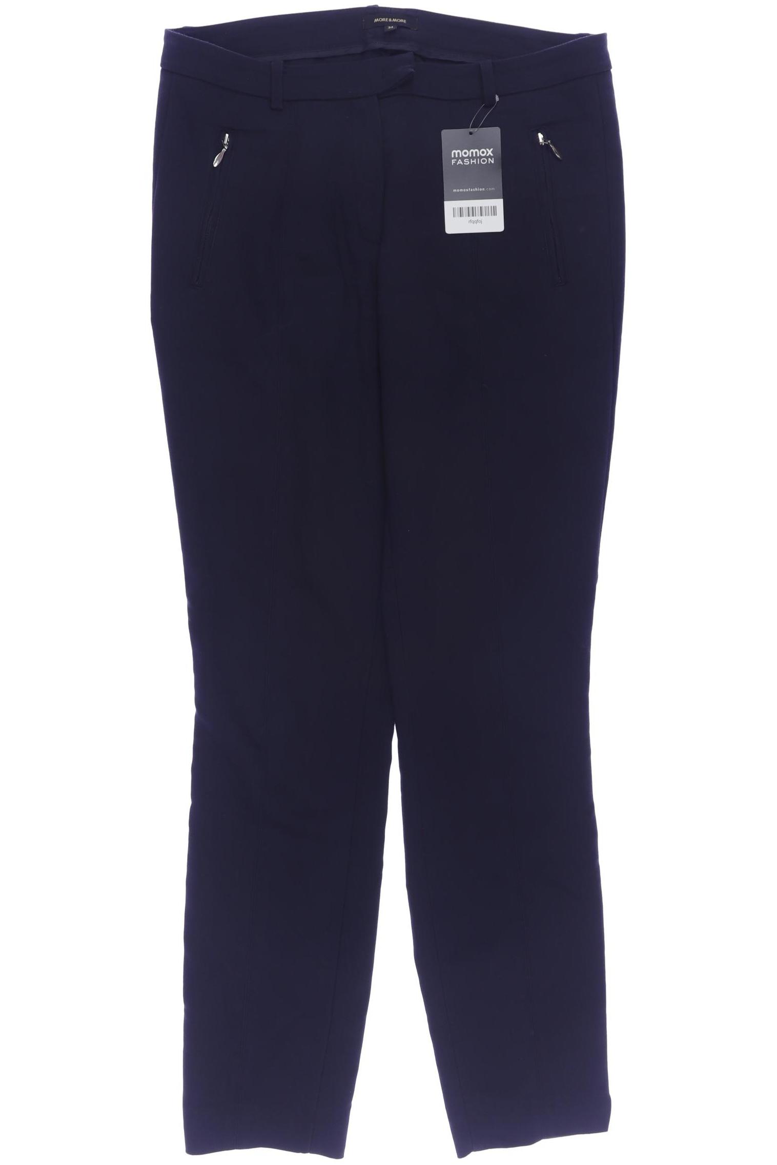 

More & More Damen Stoffhose, marineblau, Gr. 34