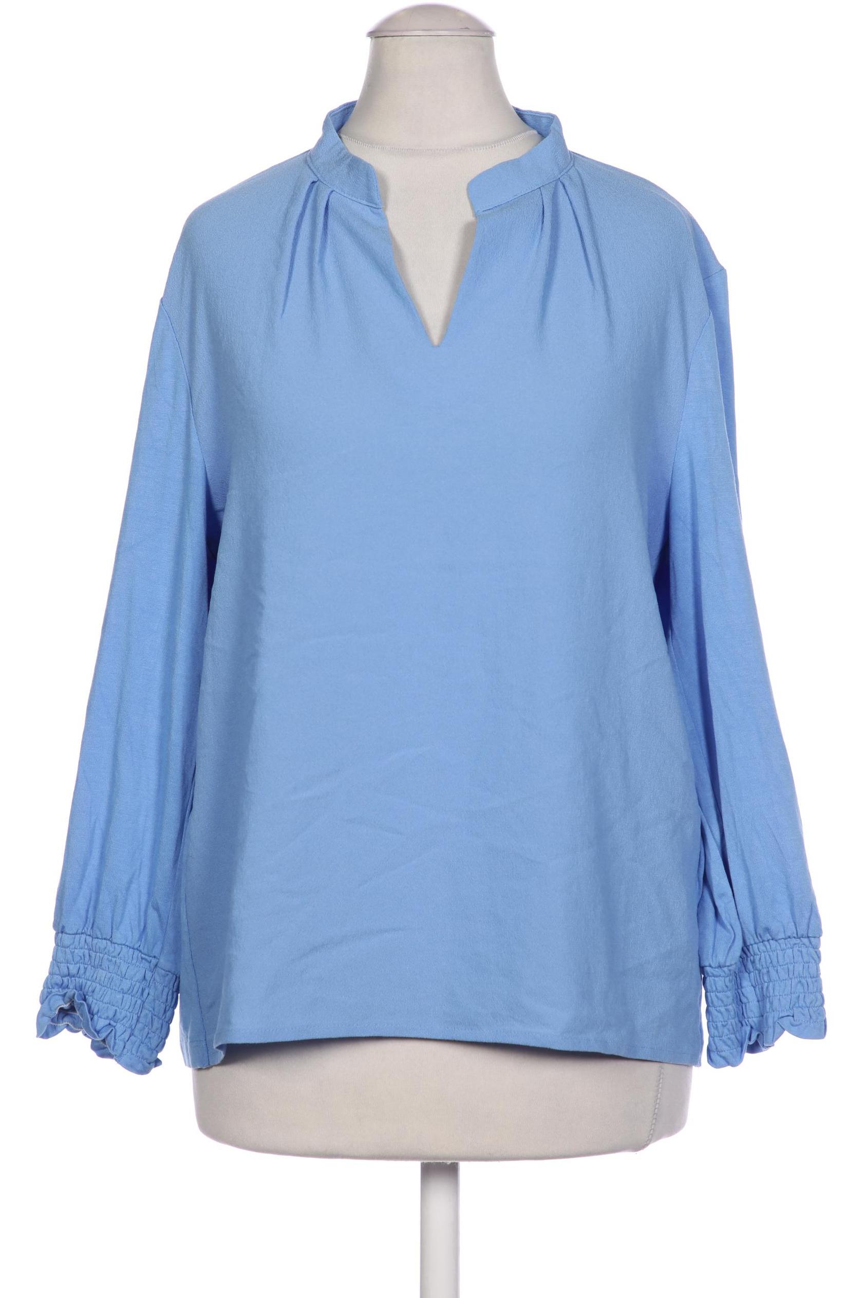 

More & More Damen Bluse, blau, Gr. 36