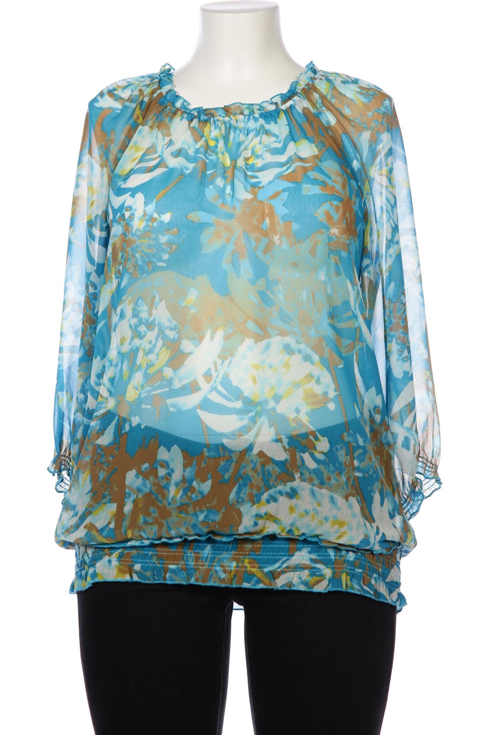 

More & More Damen Bluse, blau, Gr. 42