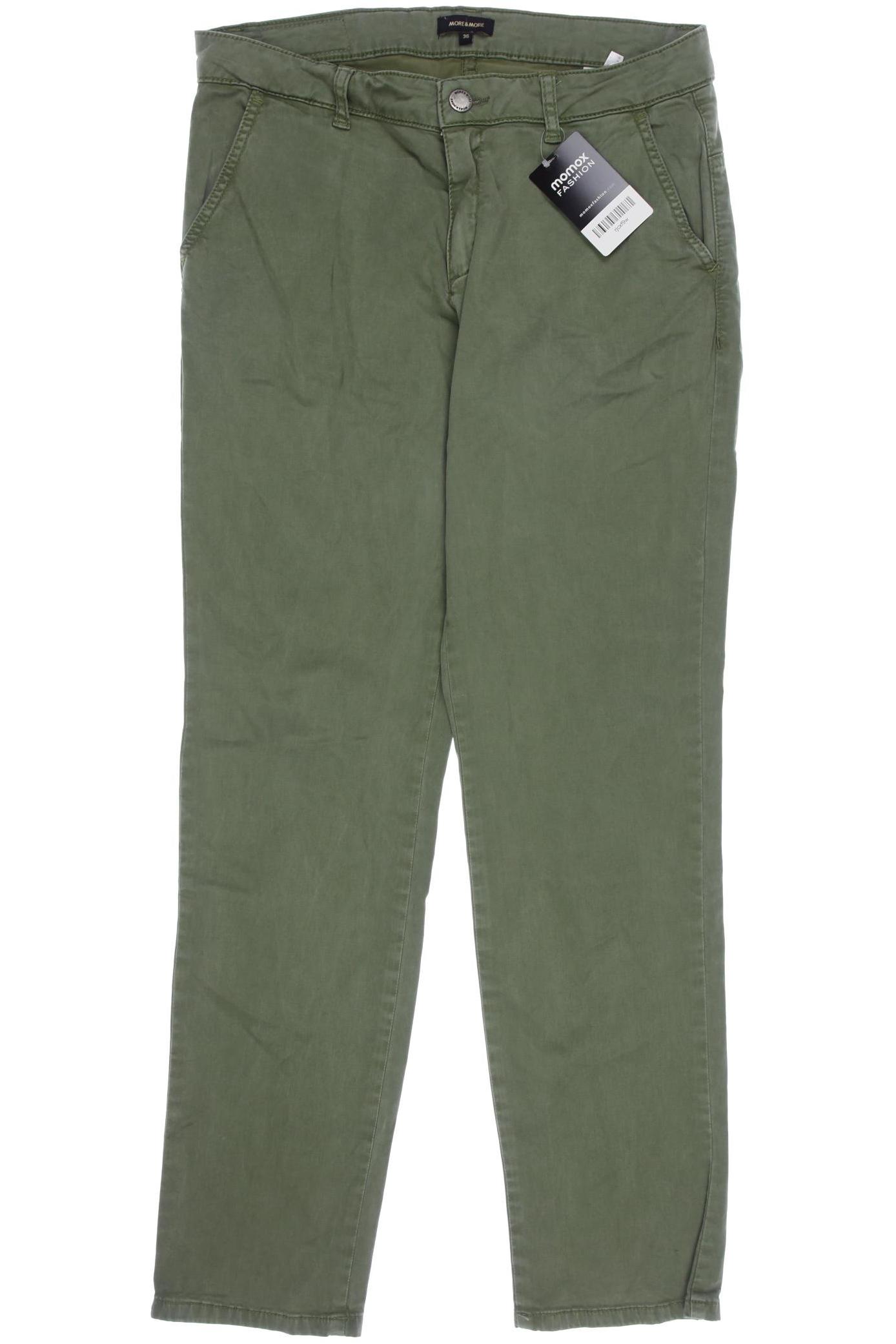 

More & More Damen Stoffhose, grün, Gr. 36