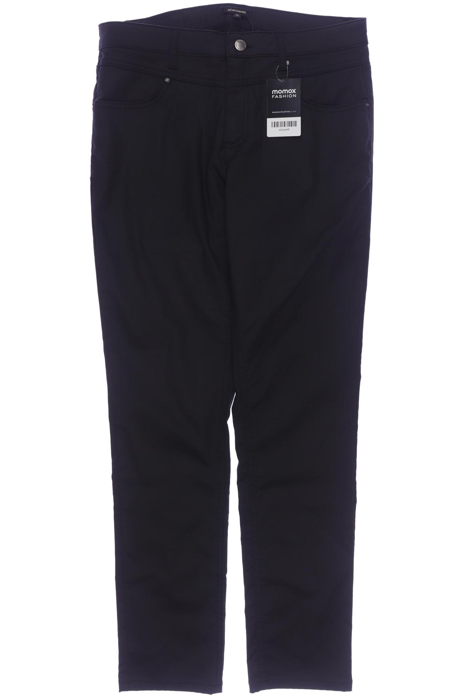 

More & More Damen Stoffhose, schwarz, Gr. 38