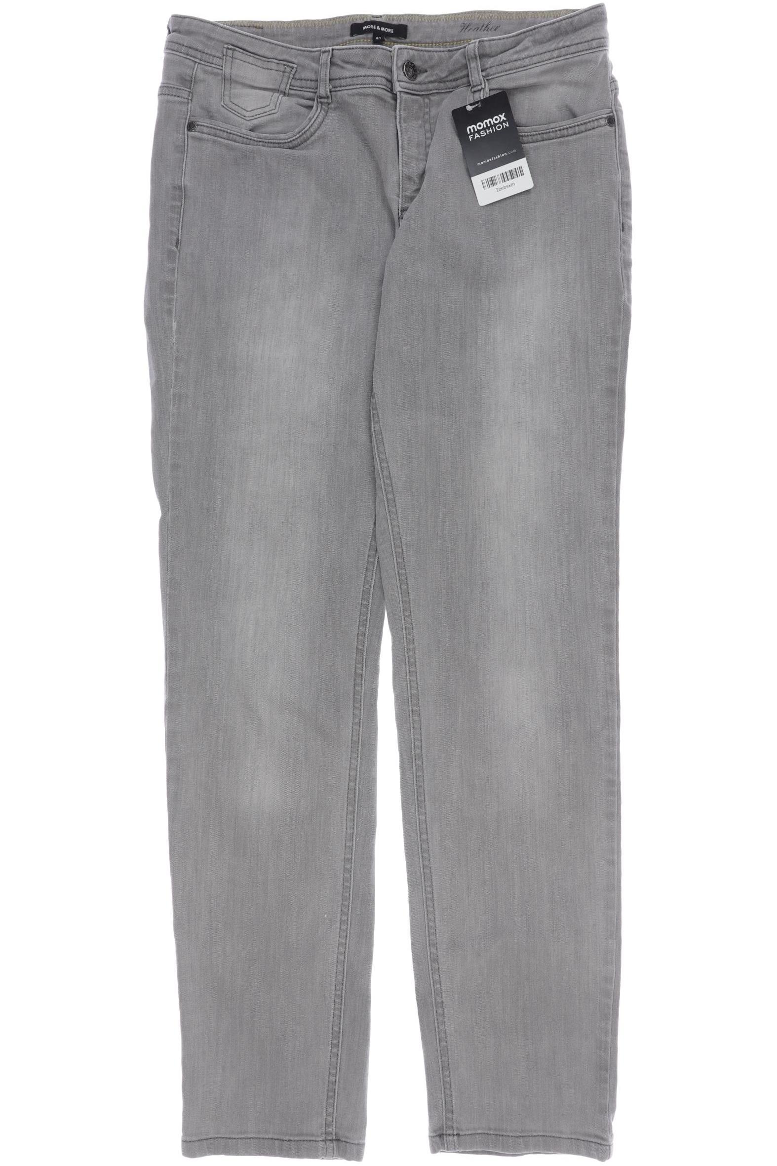 

More & More Damen Jeans, grau, Gr. 40