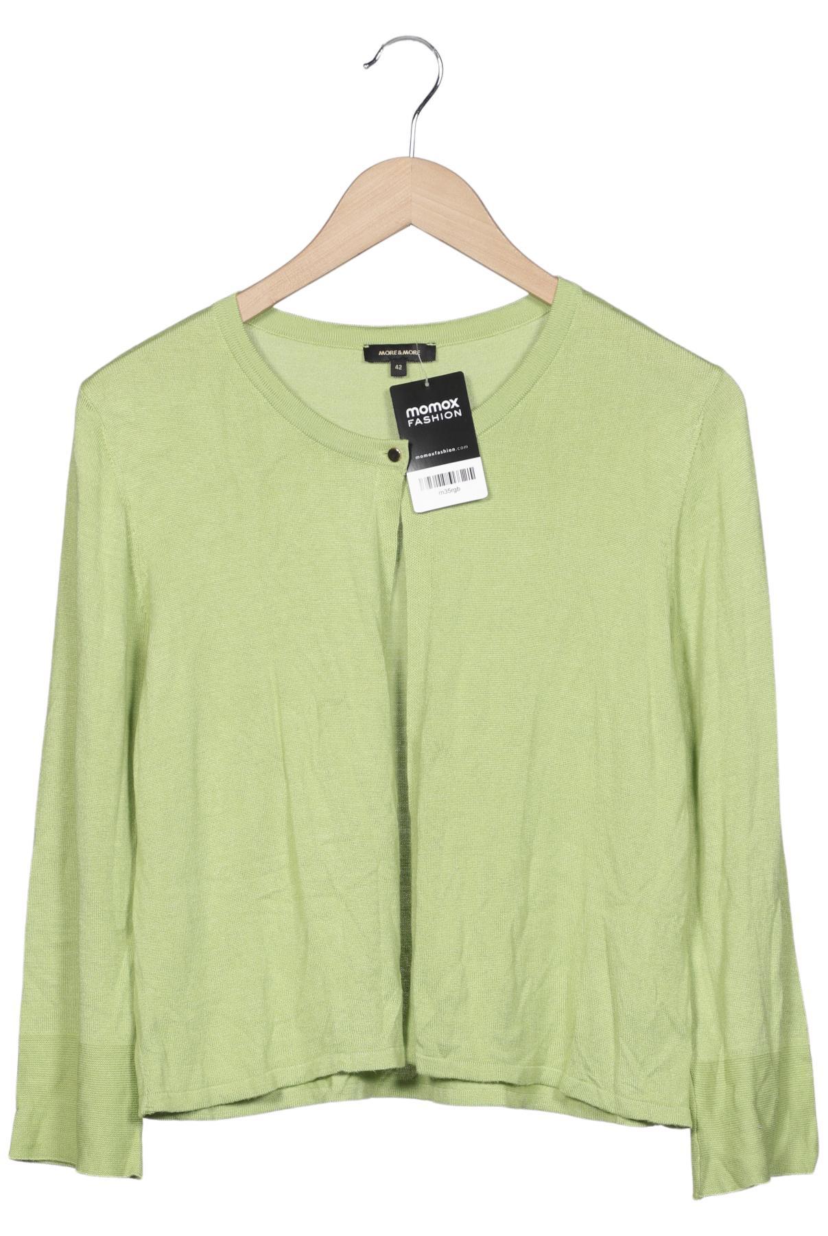 

More & More Damen Strickjacke, hellgrün, Gr. 42